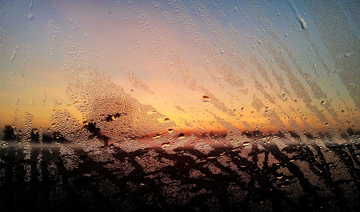 Sunrise Behind The Window 2