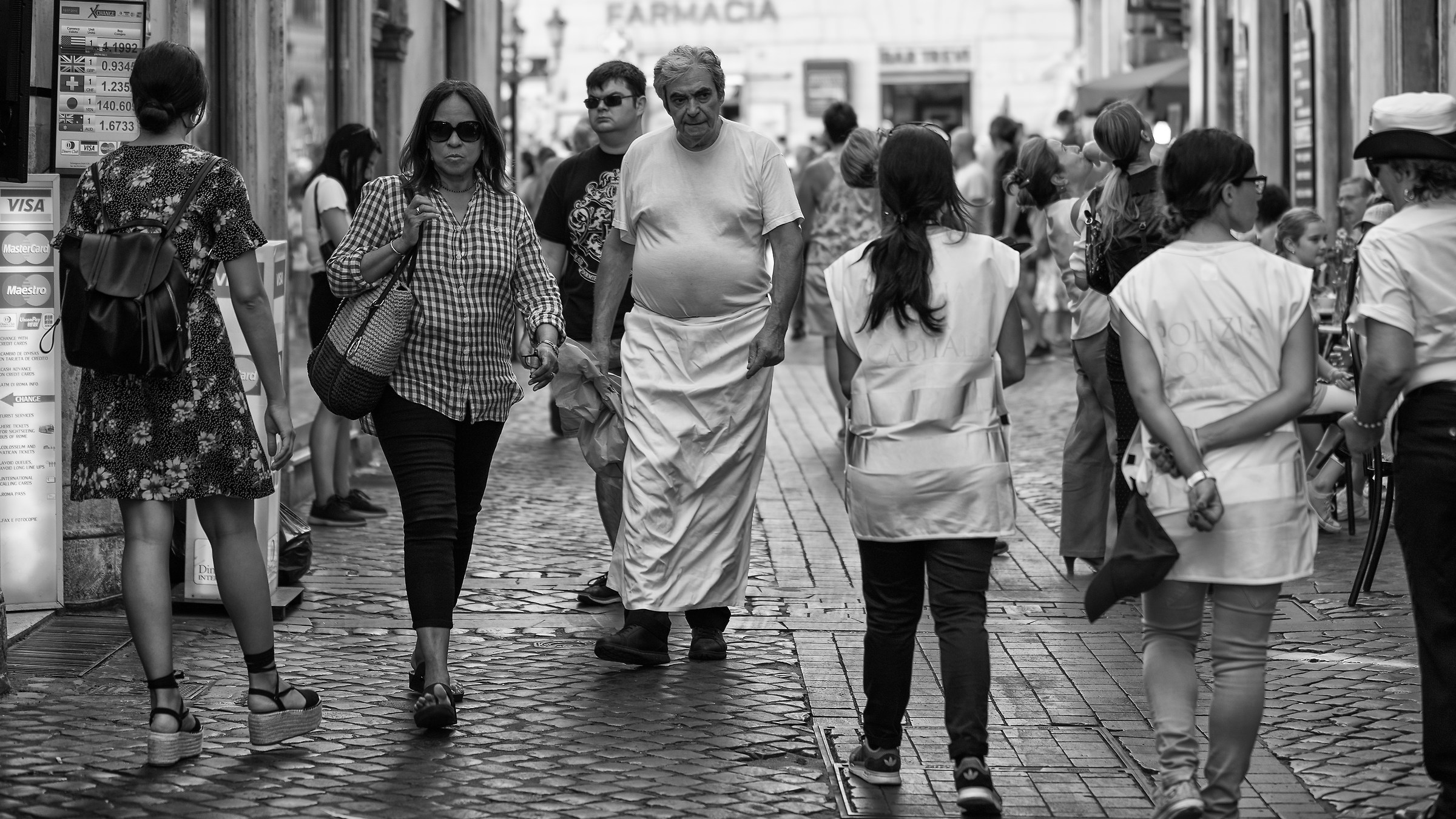 A baker in the crowd