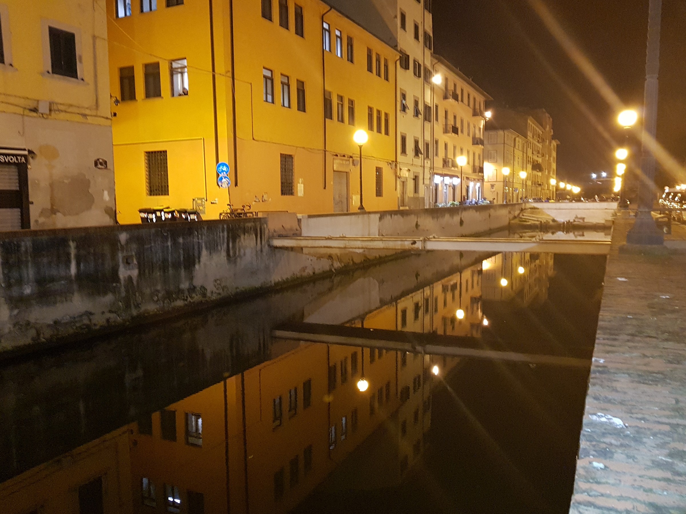 The Mirror at night