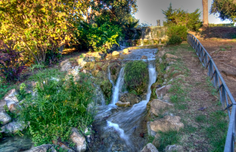 Waterfall at Villa Pamphilii