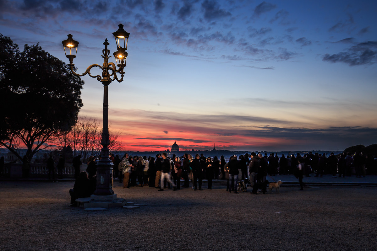 Night stroll to the Pincio