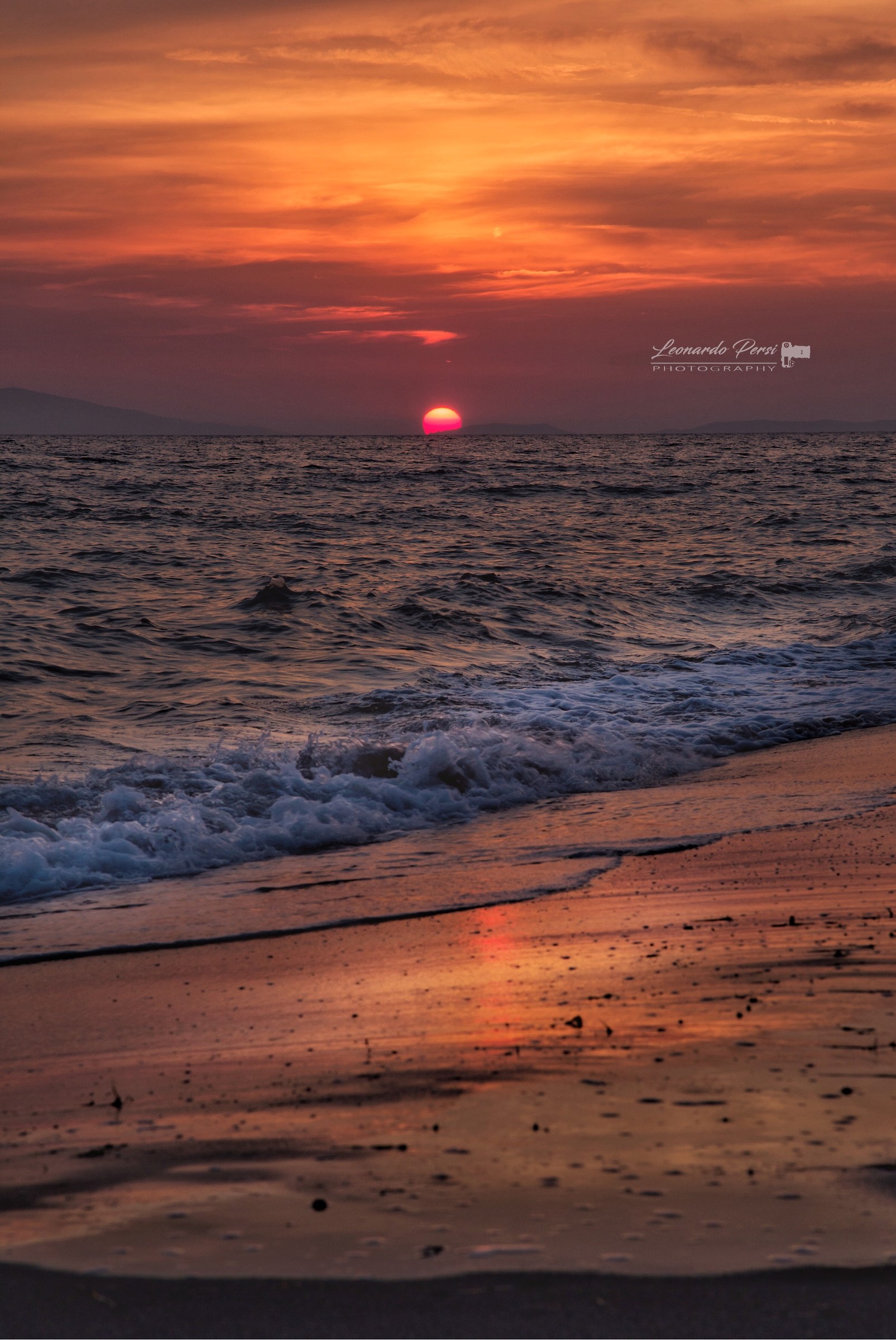 Tramonto infuocato...