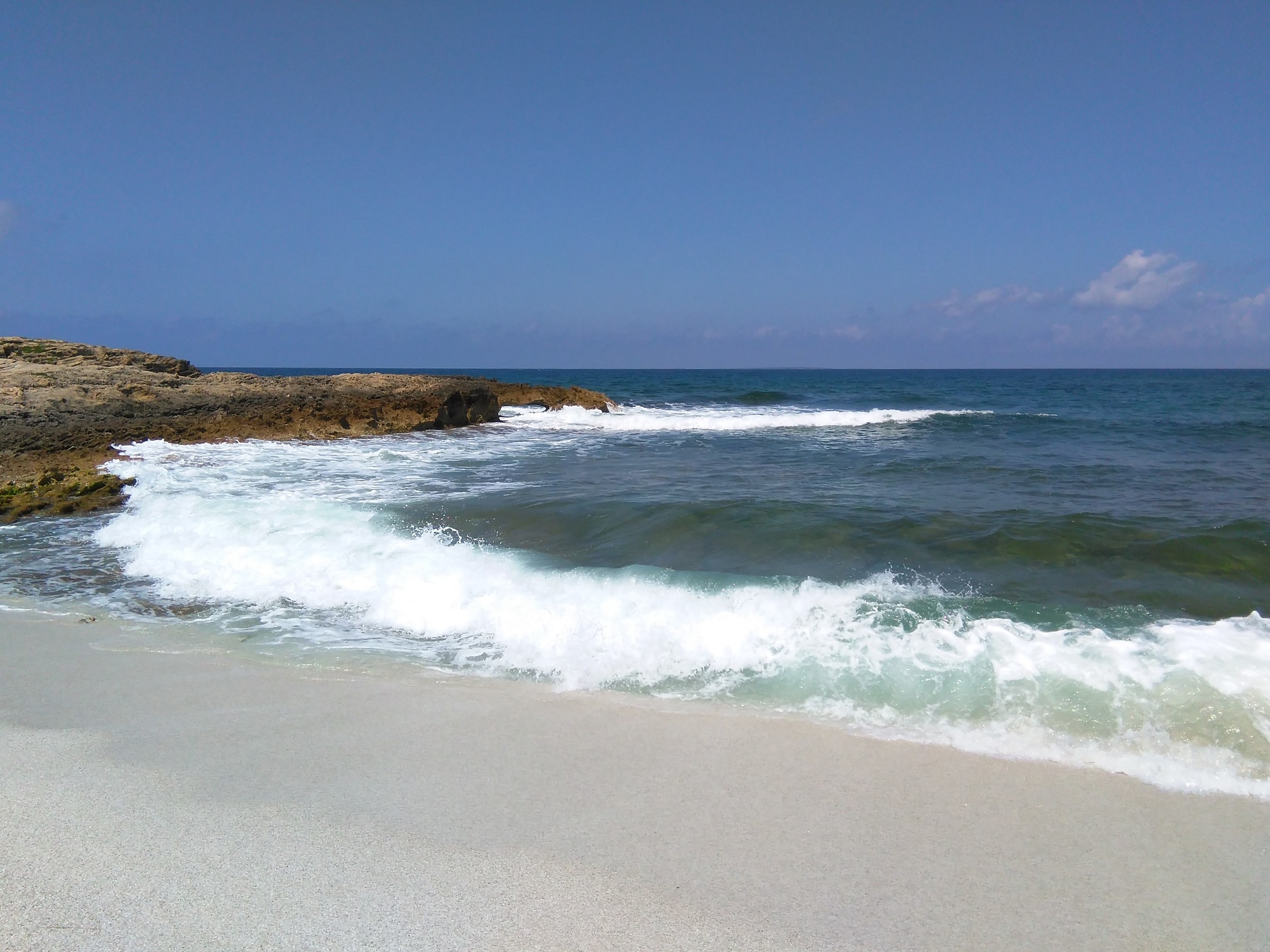 Spiaggia di Is Arutas (foto fatta con cellulare)