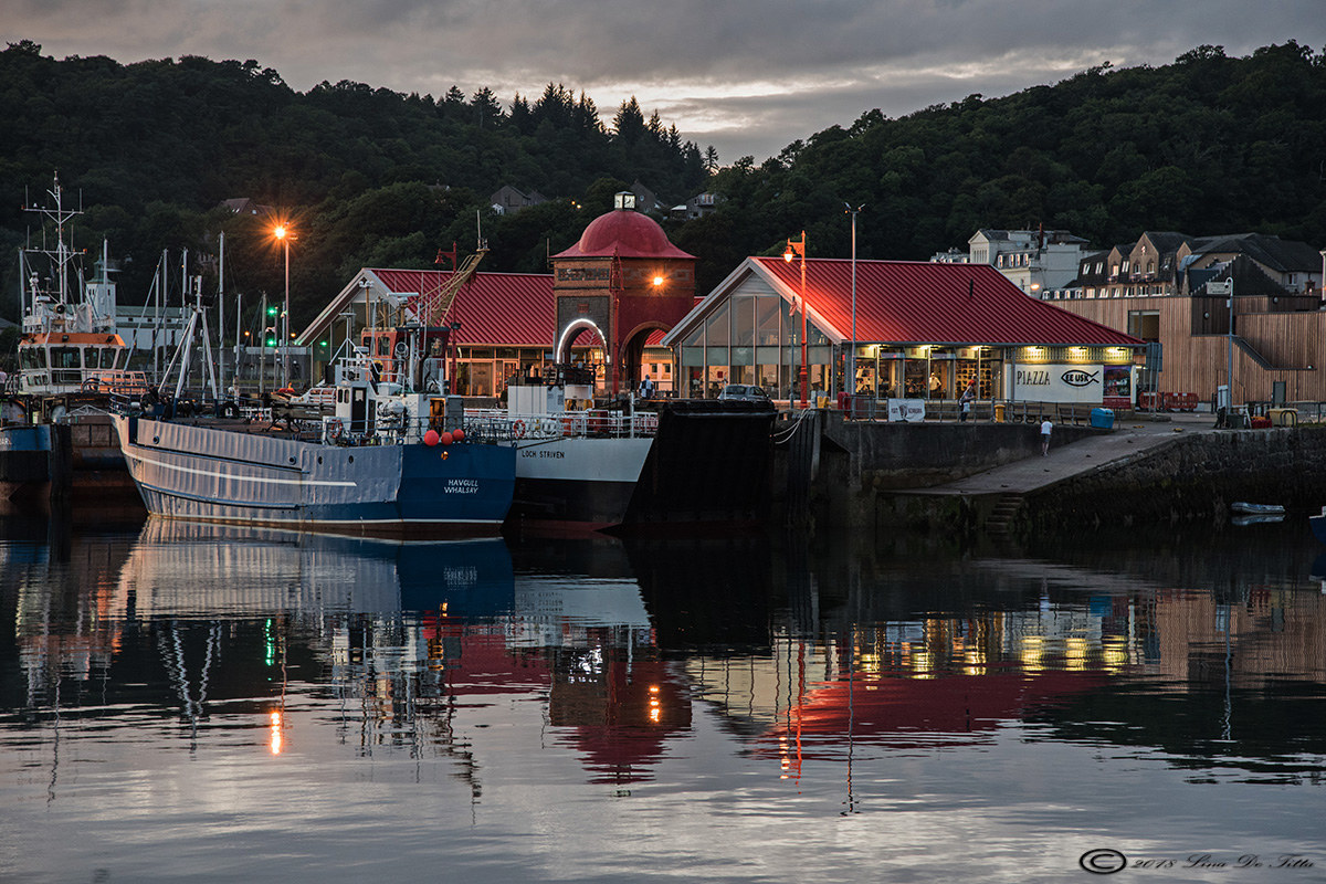 ..sul porto di Oban (Scozia)