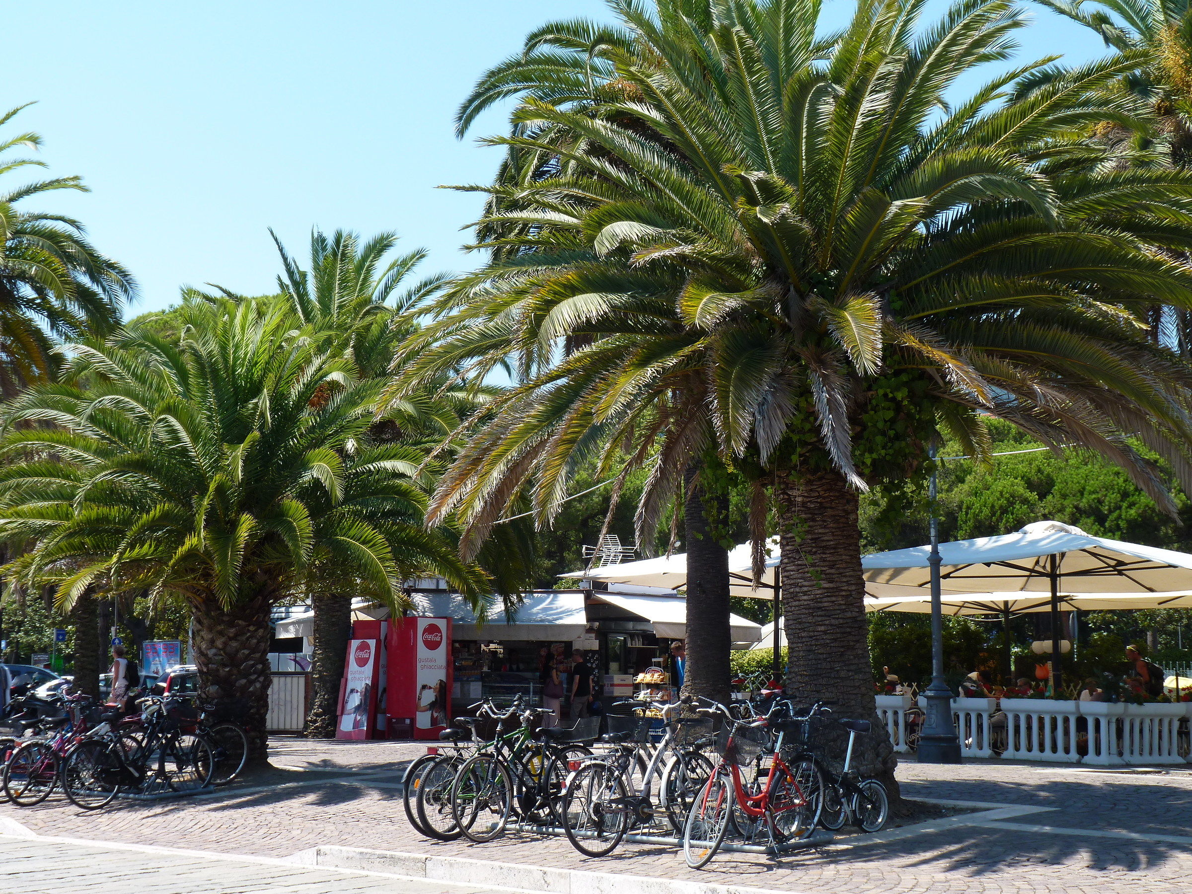 Waterfront La Spezia on a summer day
