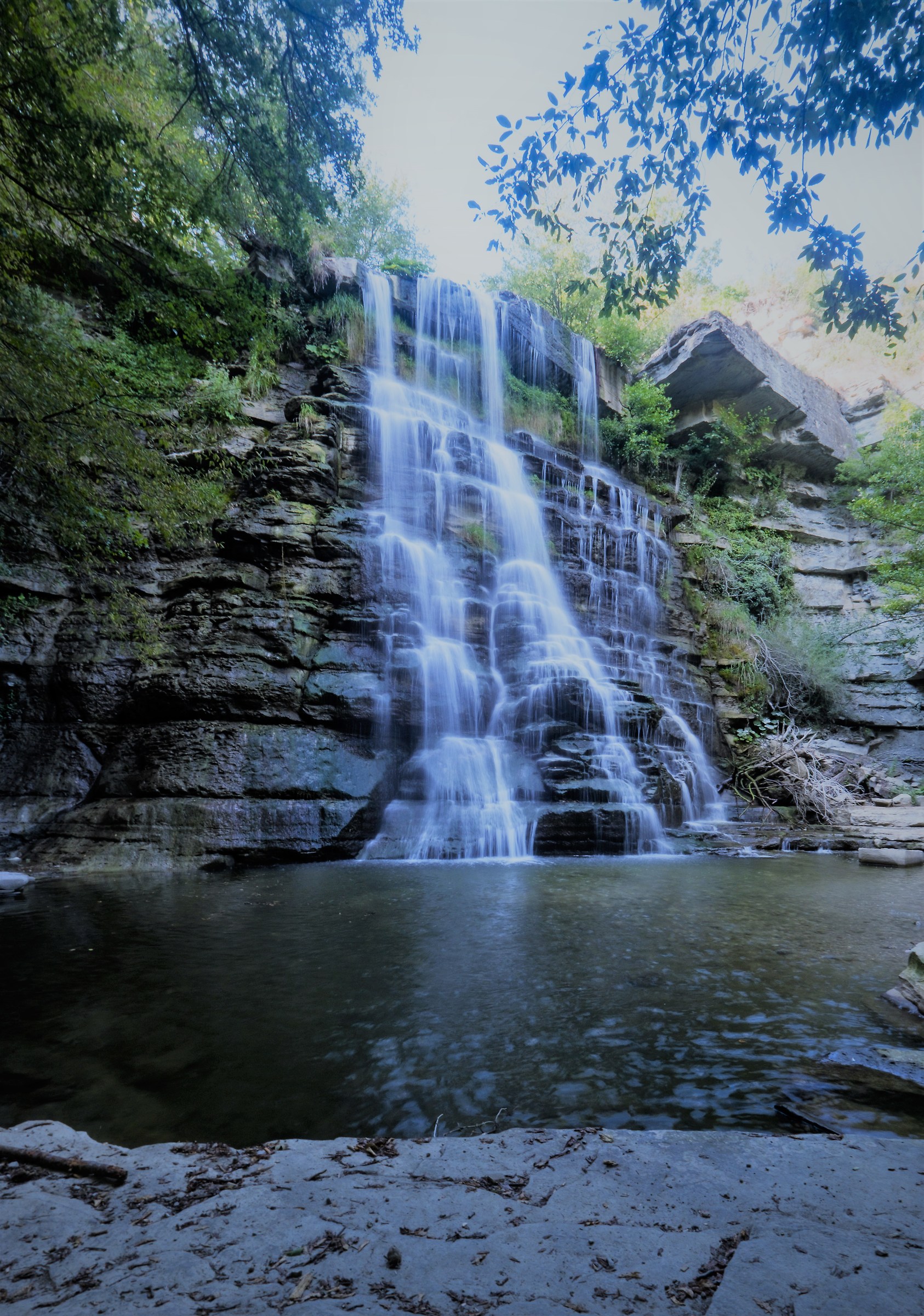 Cascata dell'Alferello. Nei pressi del Fumaiolo