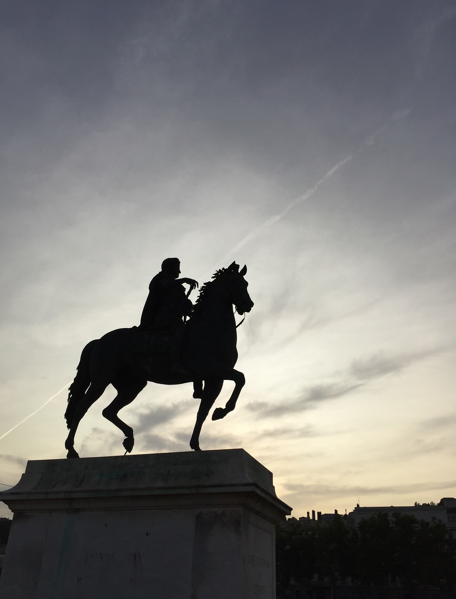 Louis XIV on horseback-Lyon