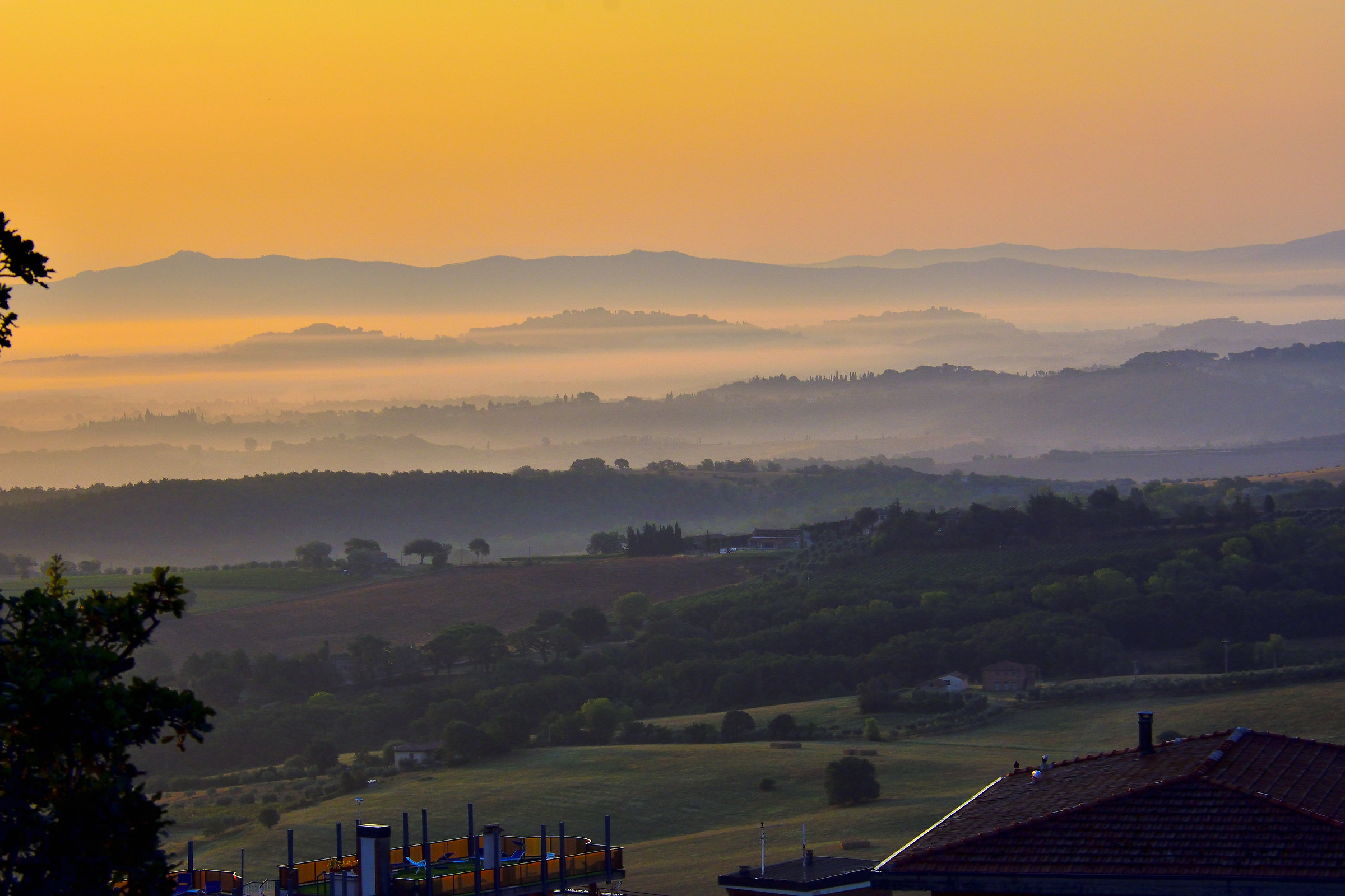 Alba .. tra le colline Senesi