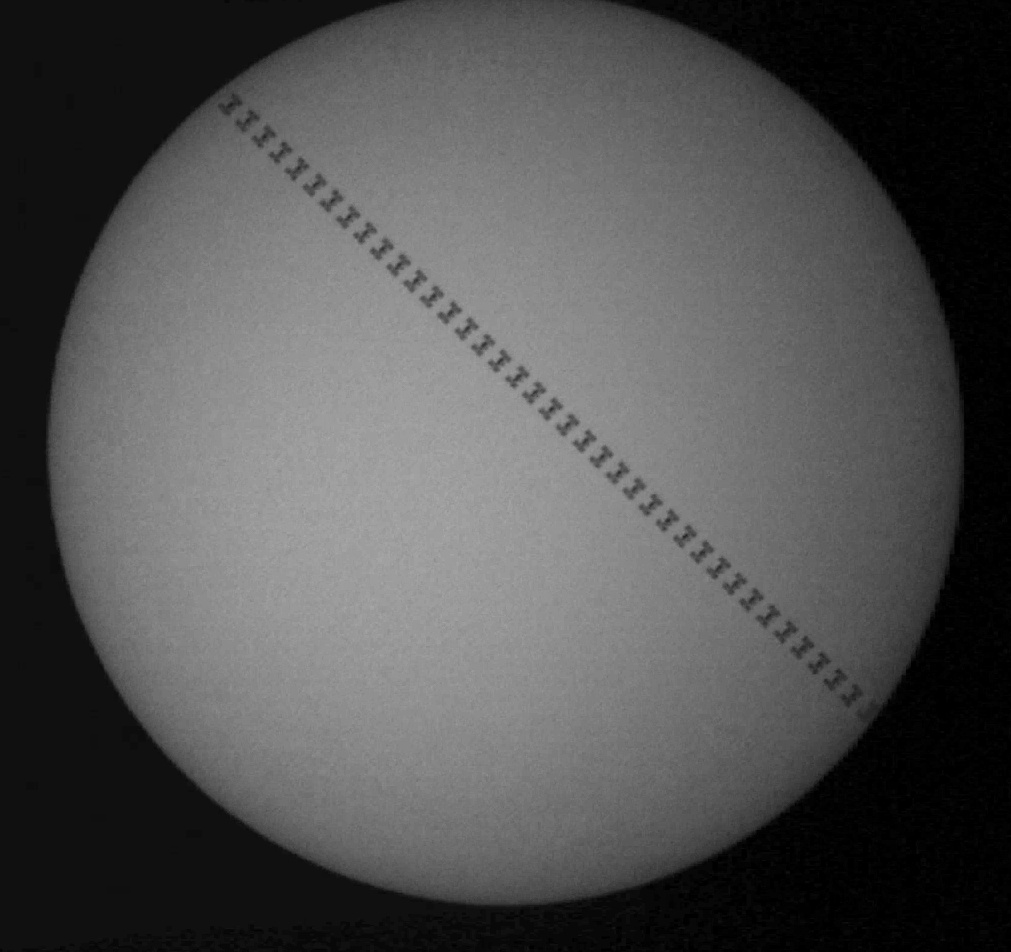 Transit of the ISS by Claudio Borsanini