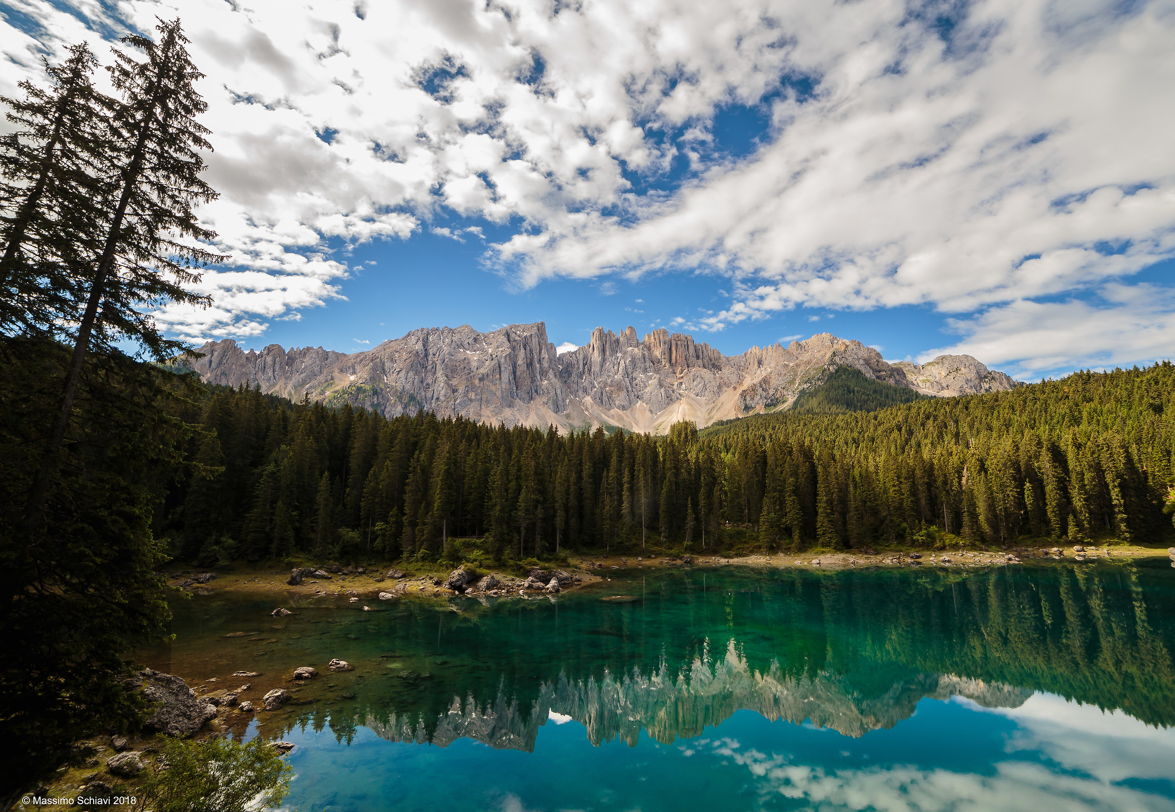 Cartolina dal Lago di Carezza.