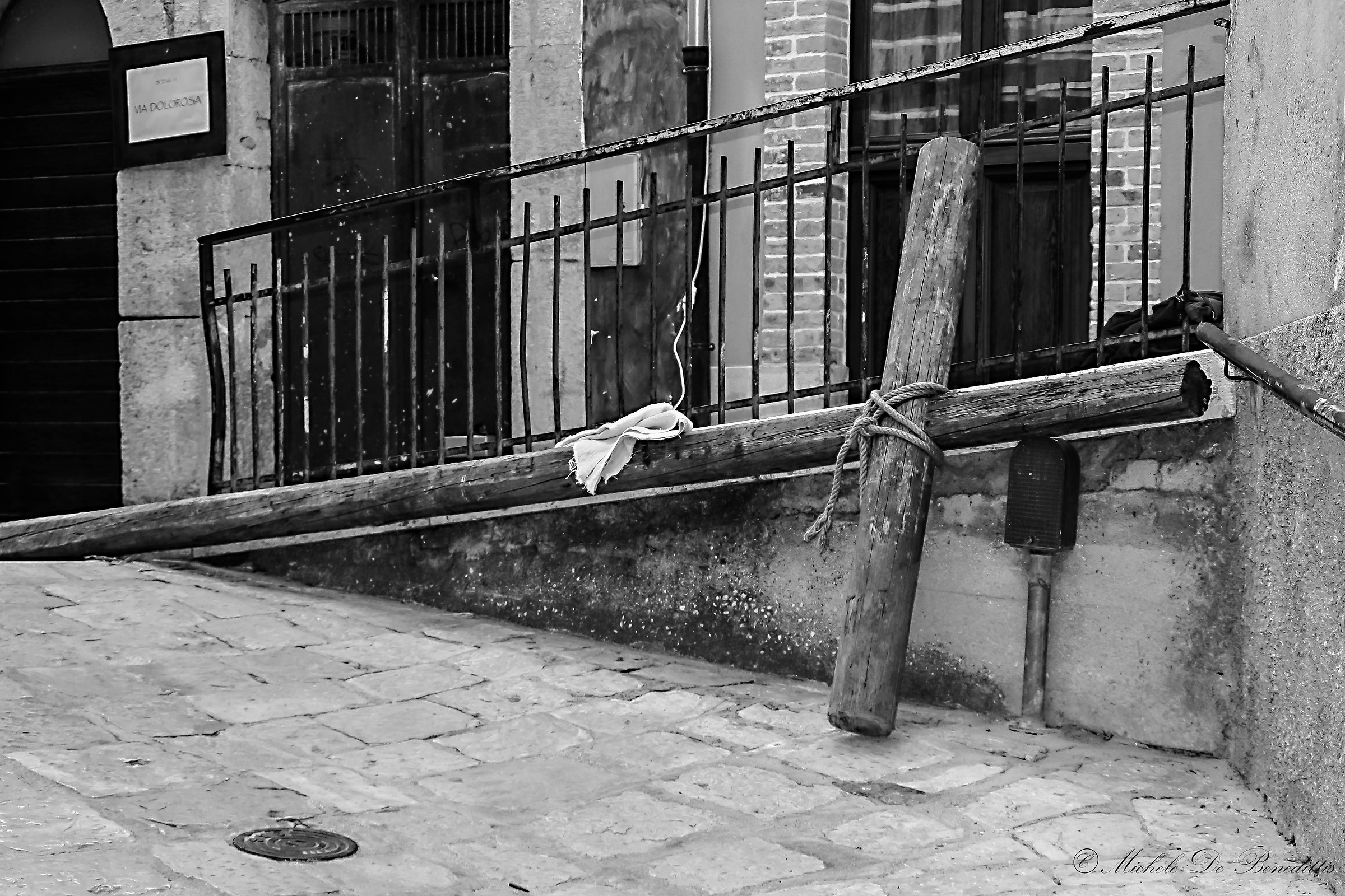 Representation of the way of the Cross