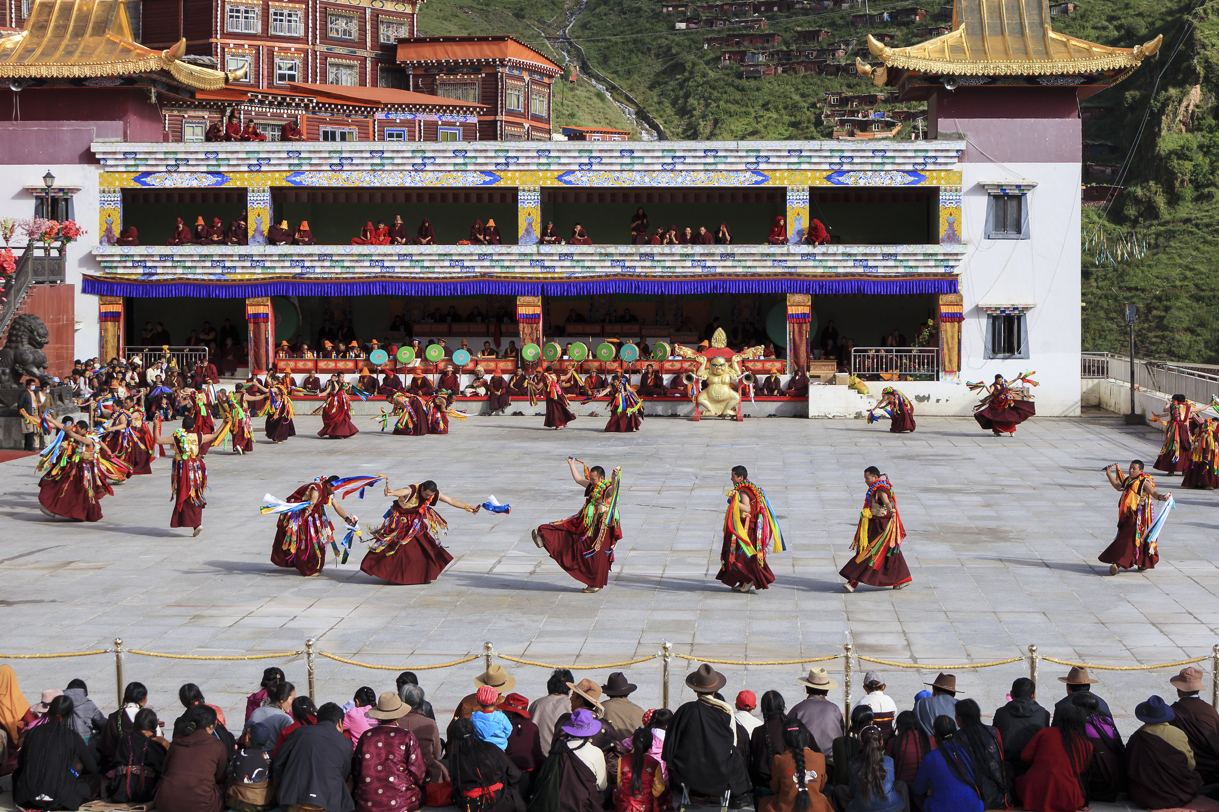 Cina-Sichuan Kham monastero di katok