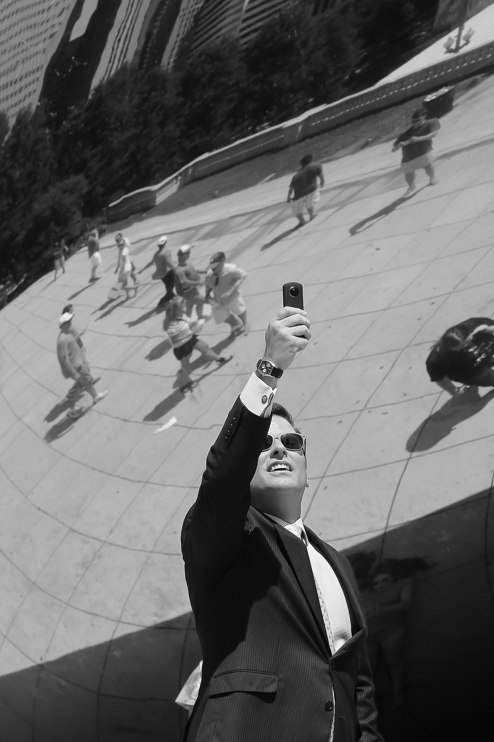 Selfie... reflex-Bean Chicago (Illinois)