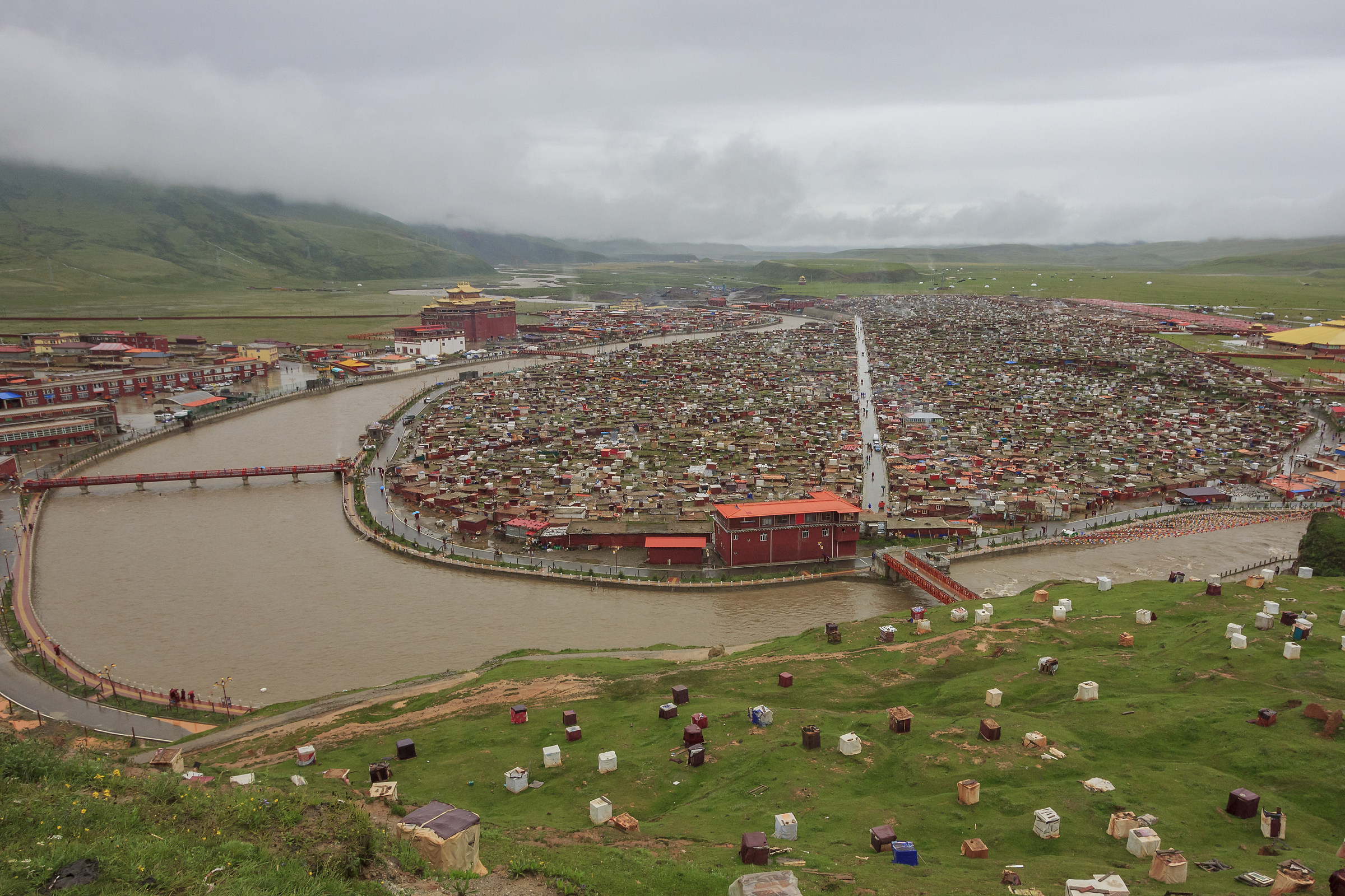 Kham.monastero di Yarchen Gar-residenza monache