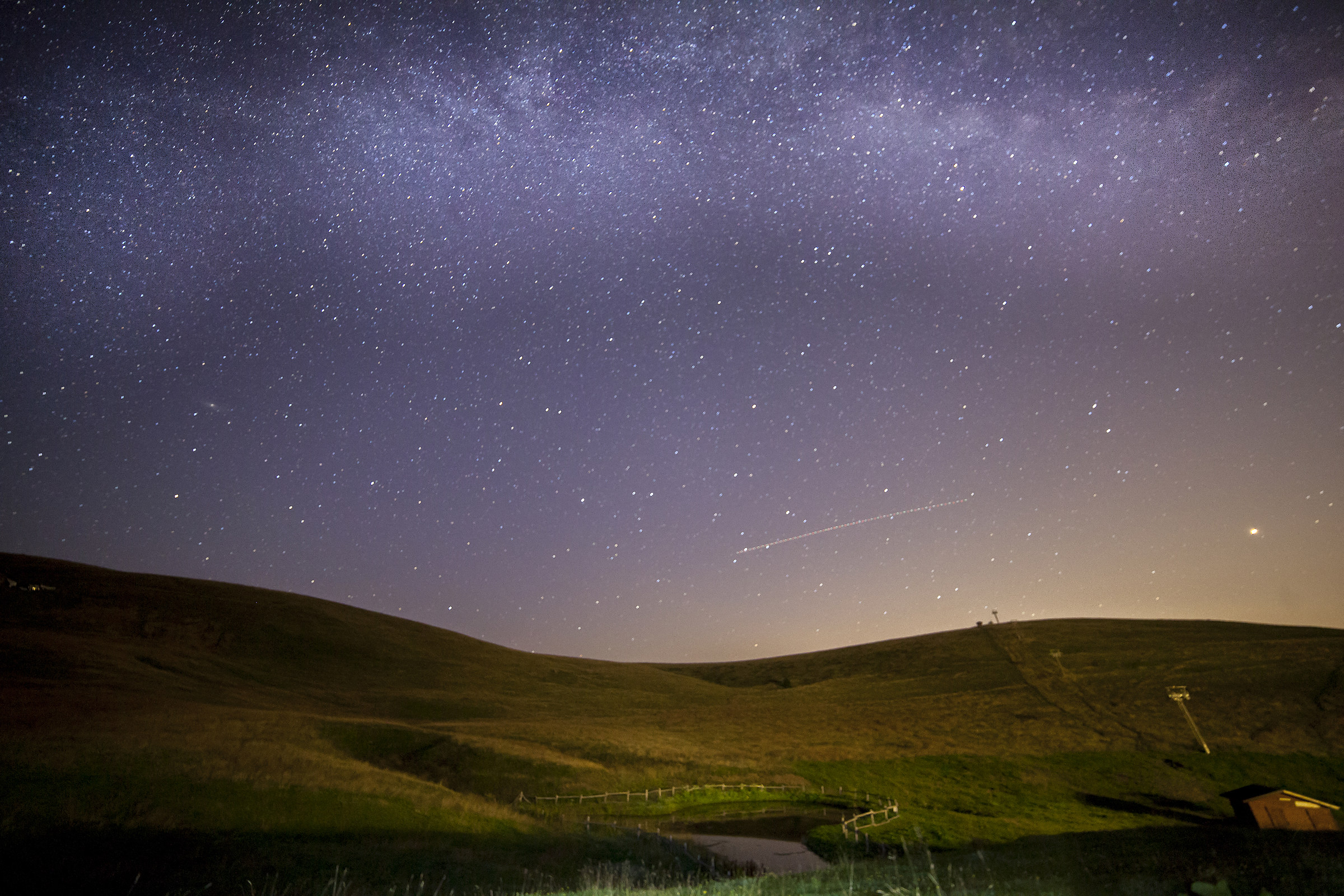 notte di stelle e desideri