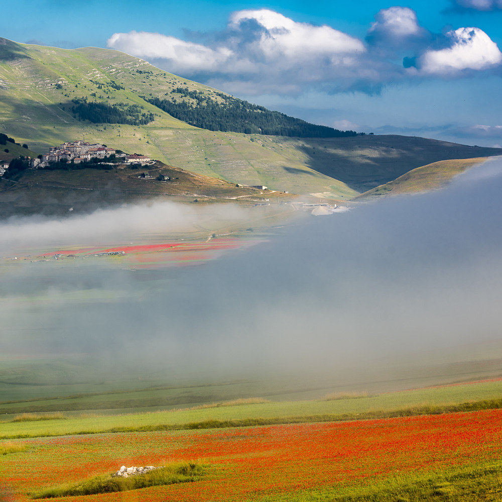 le nebbie di Castelluccio