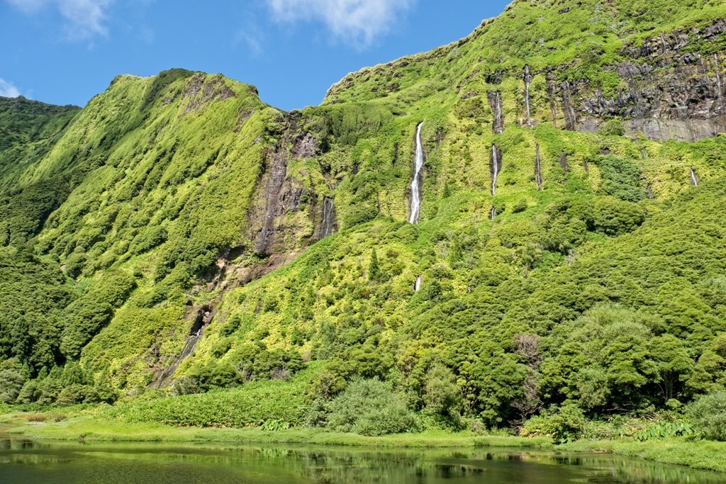Waterfalls in Flores Island