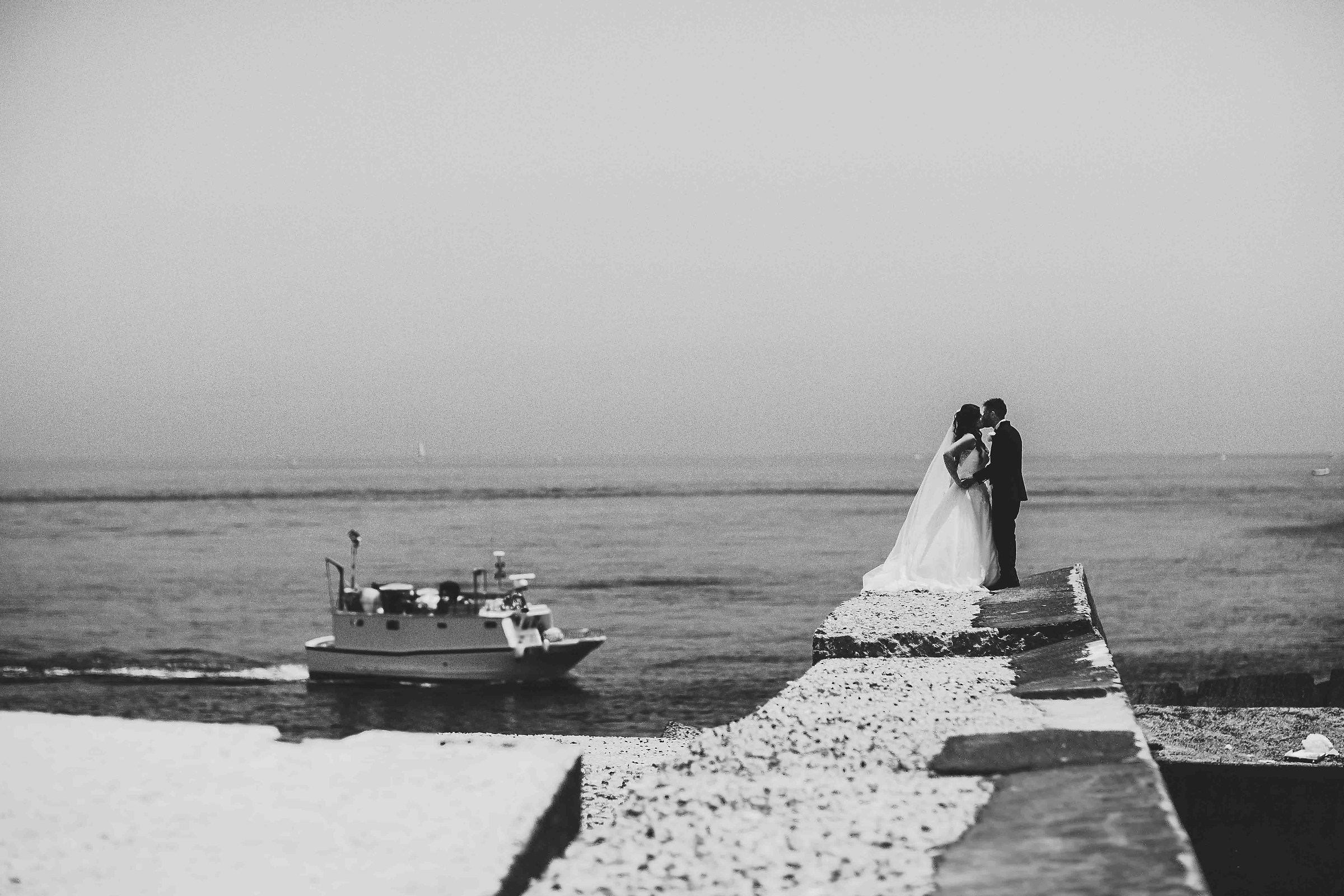 Wedding on the dock of the bay