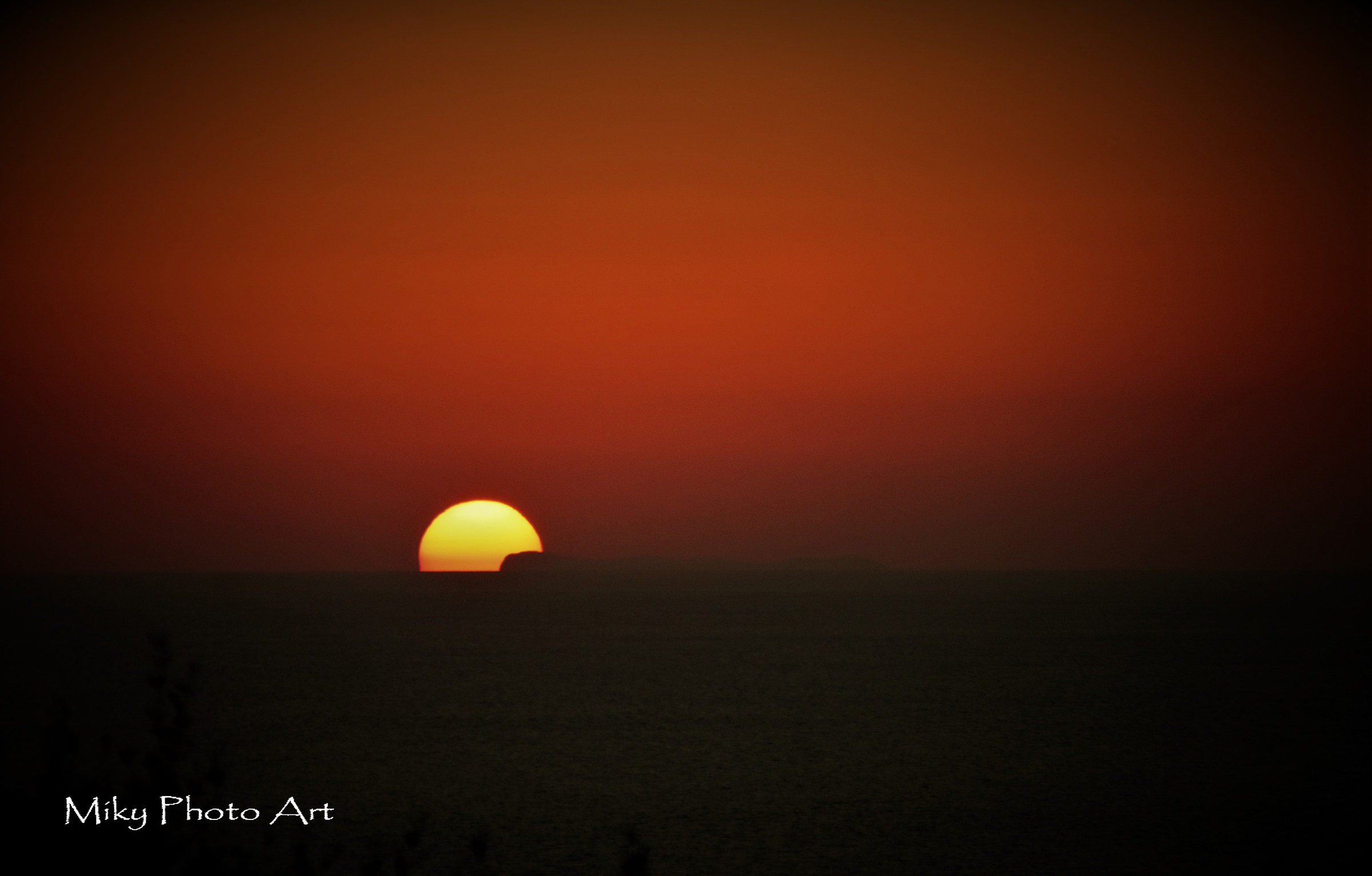 Sunset Island of Ventotene