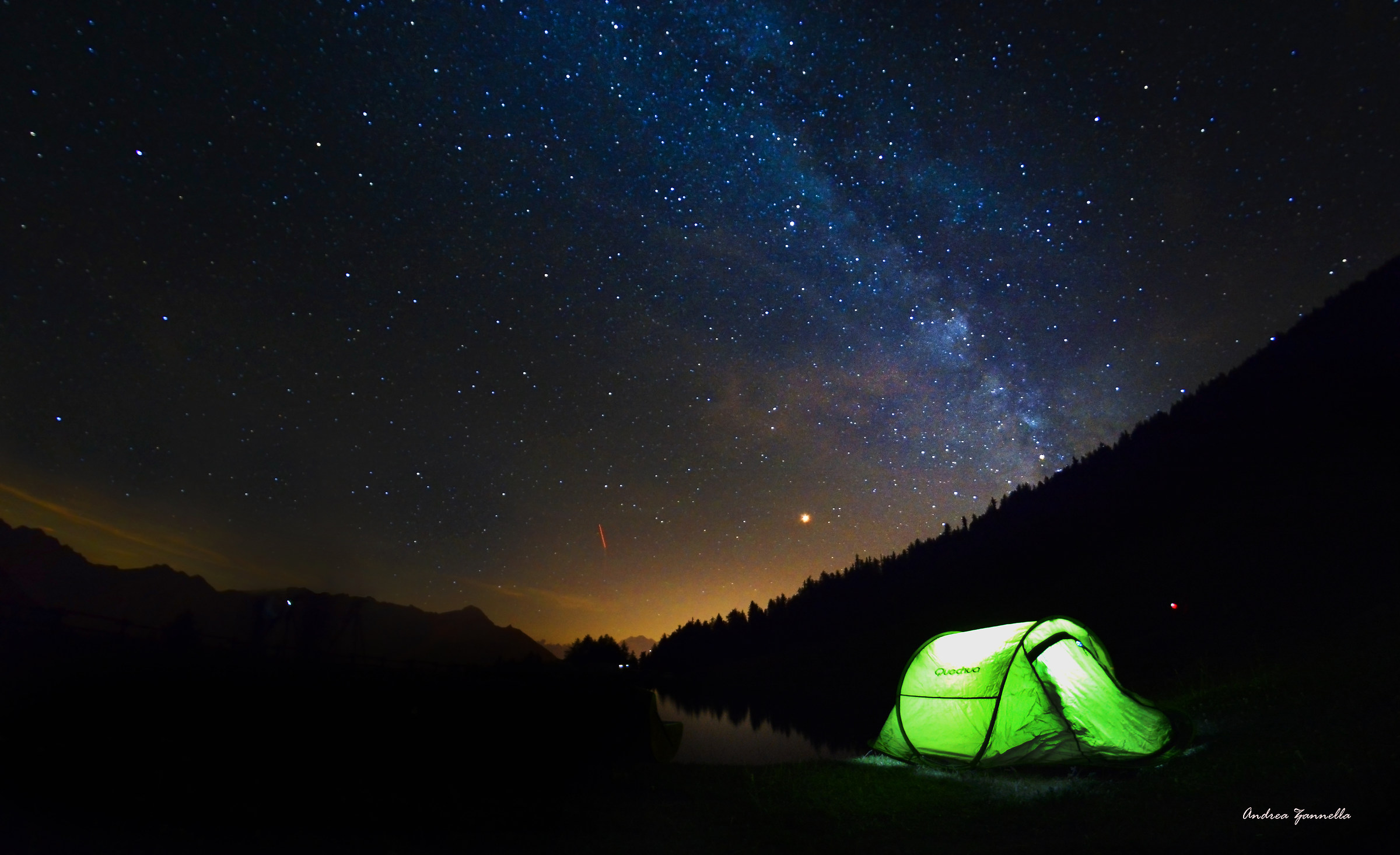 Camping under the stars..