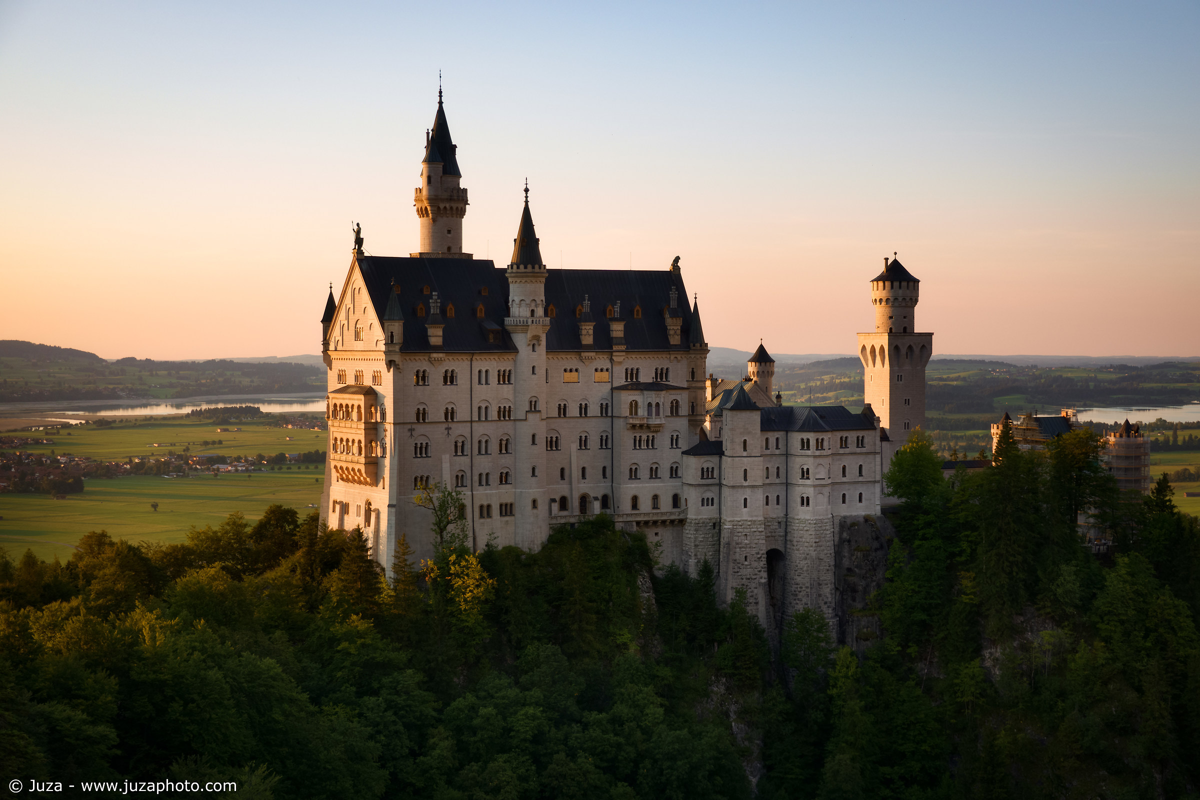 Neuschwanstein Castle, Sunset