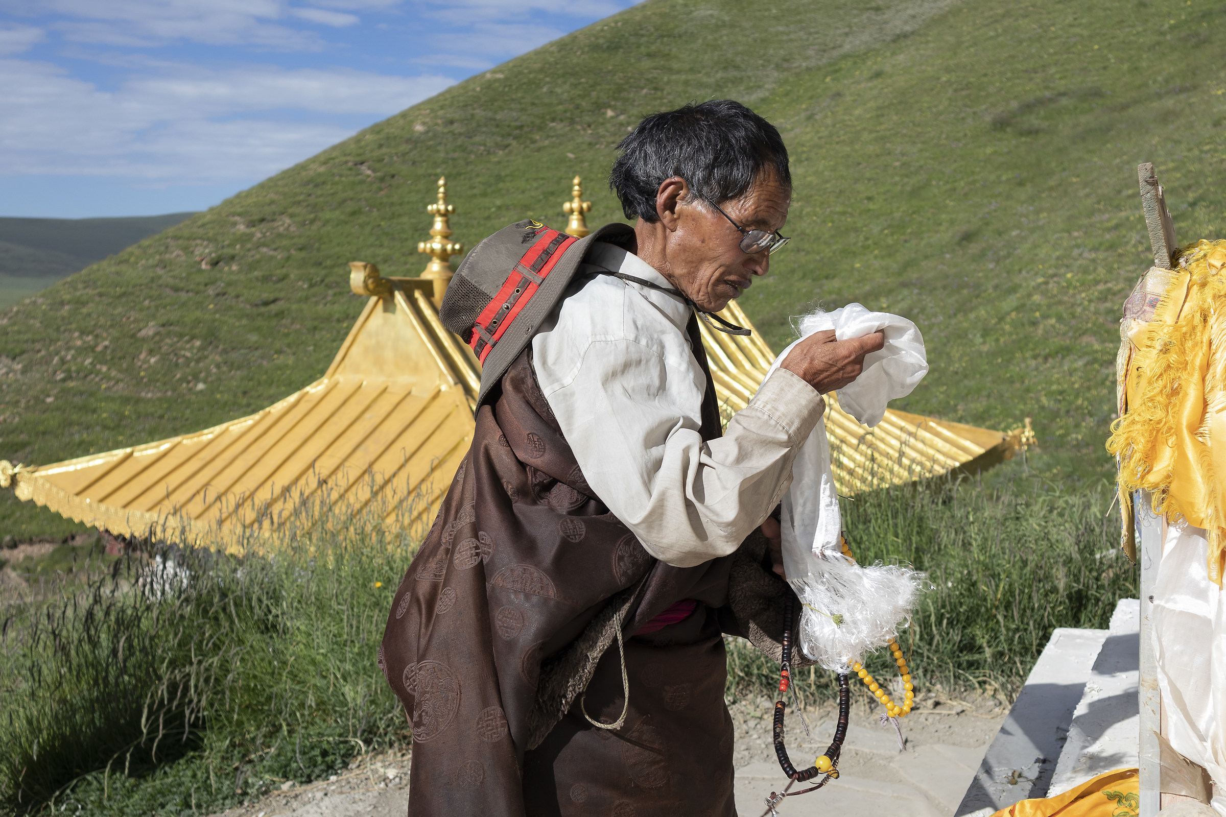 kham.Monastero di Sershul.Offerte