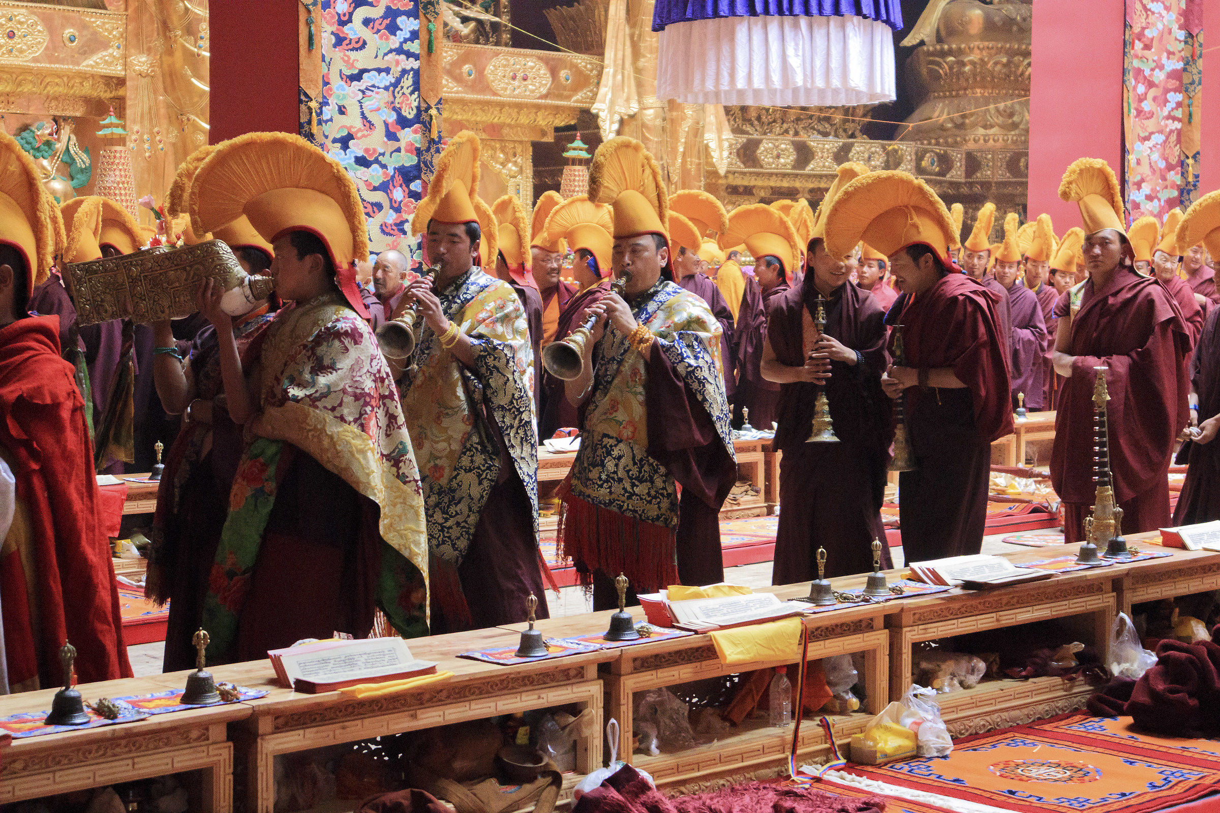 Kham:Monastero di Katok.Berretti Gialli(Gelupa)
