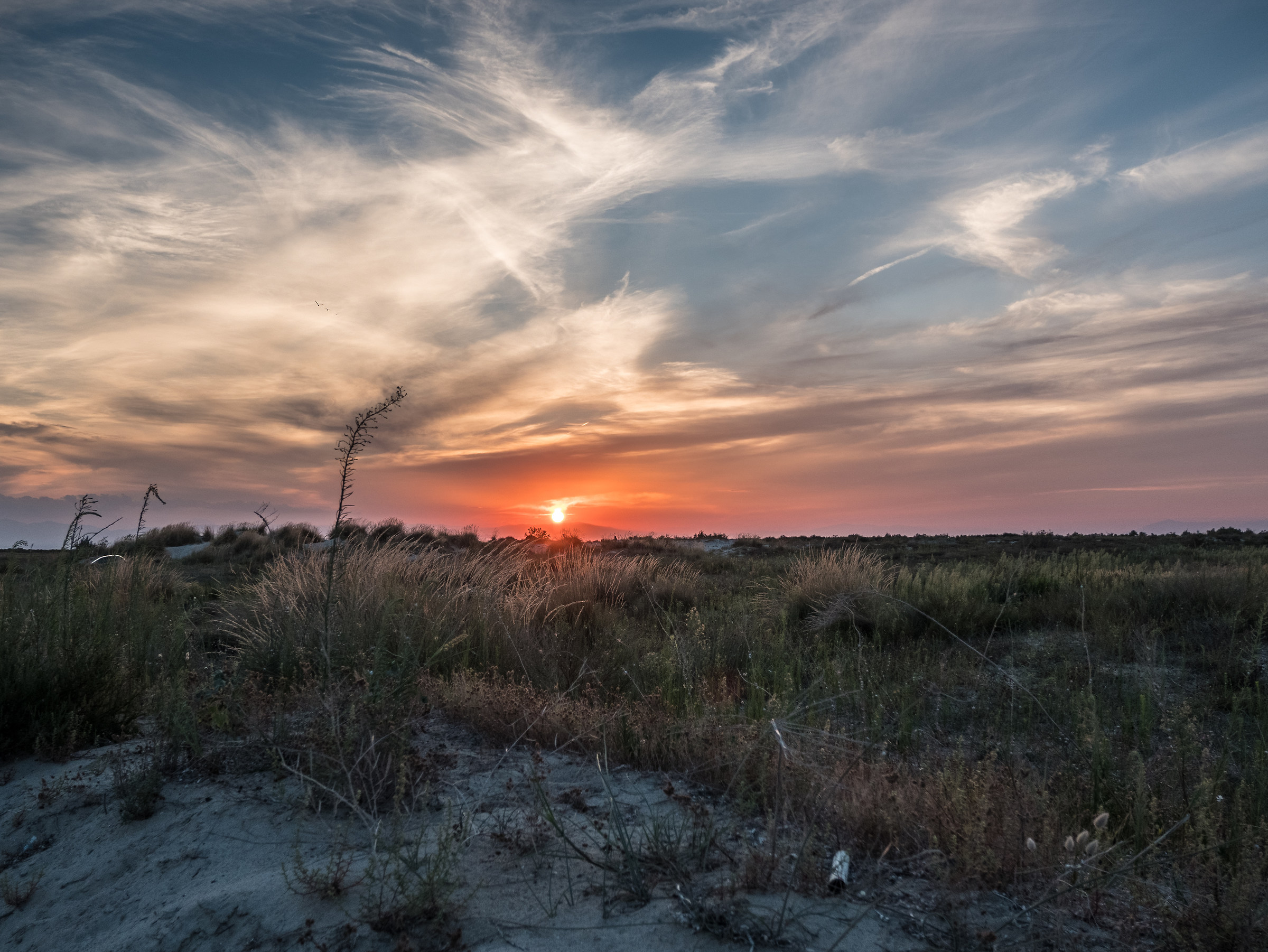 Sunset in Potamos Epanomi-Greece