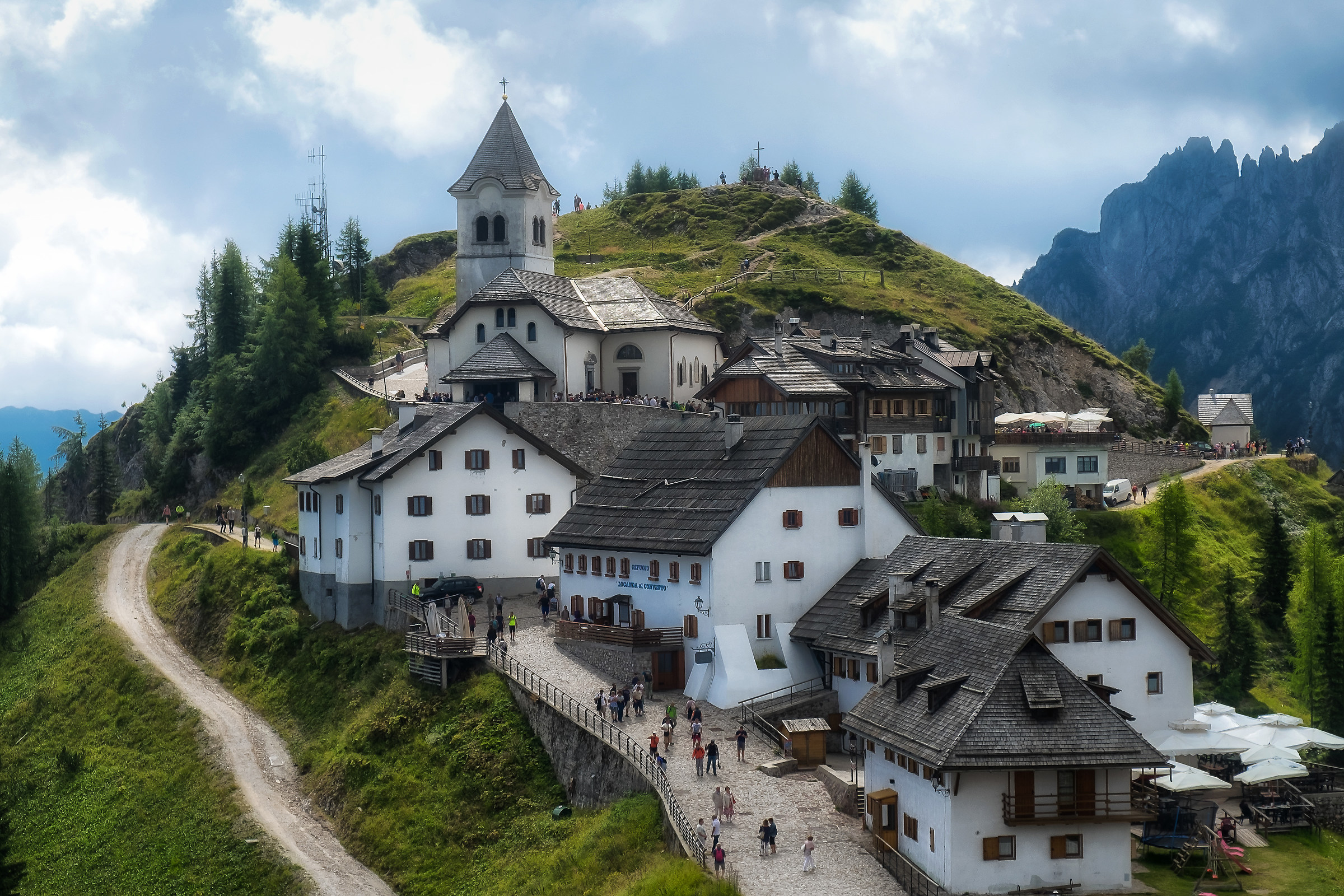 Sunday in August at Mount Lussari