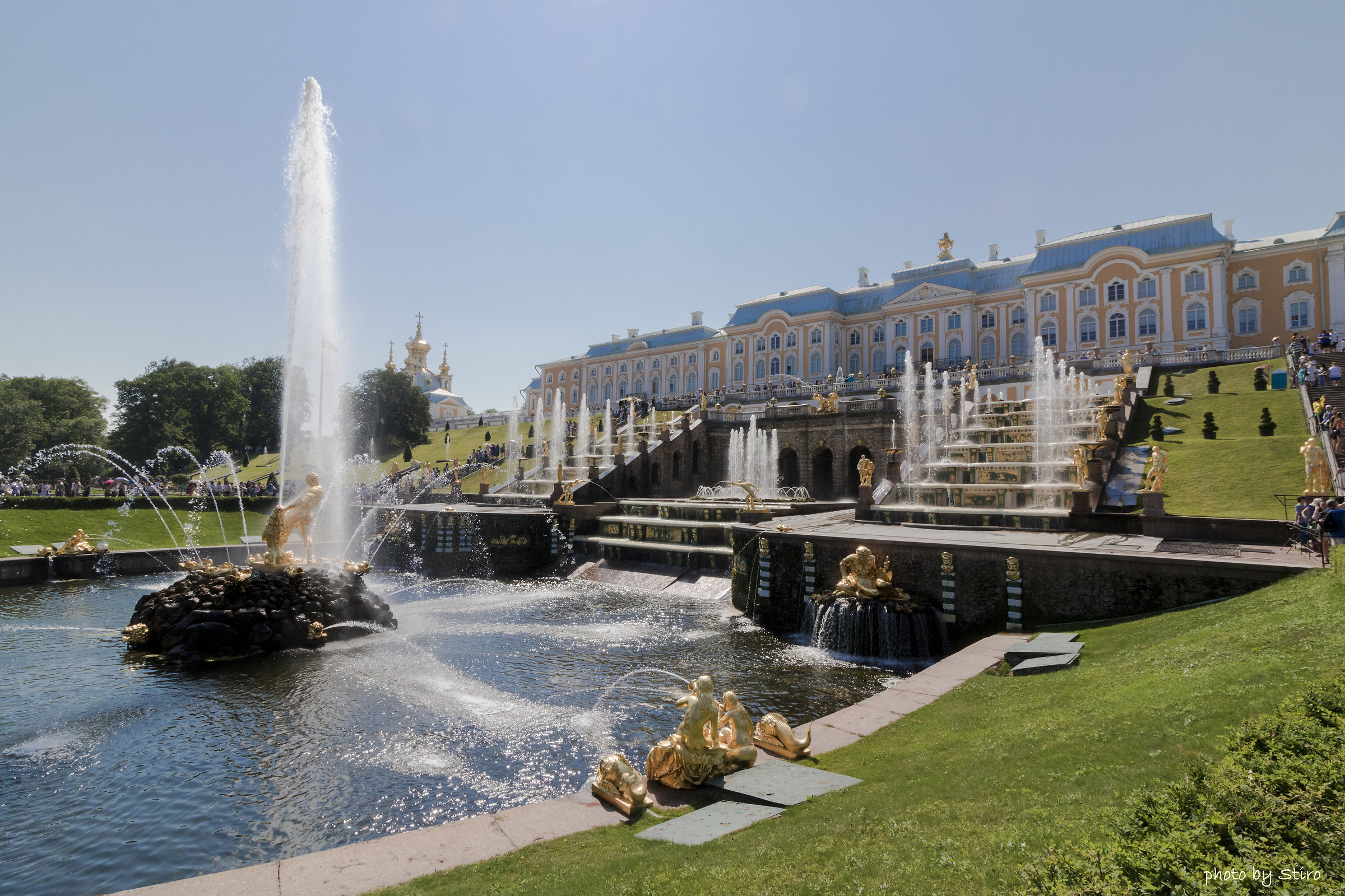 giochi d'acqua a Palazzo