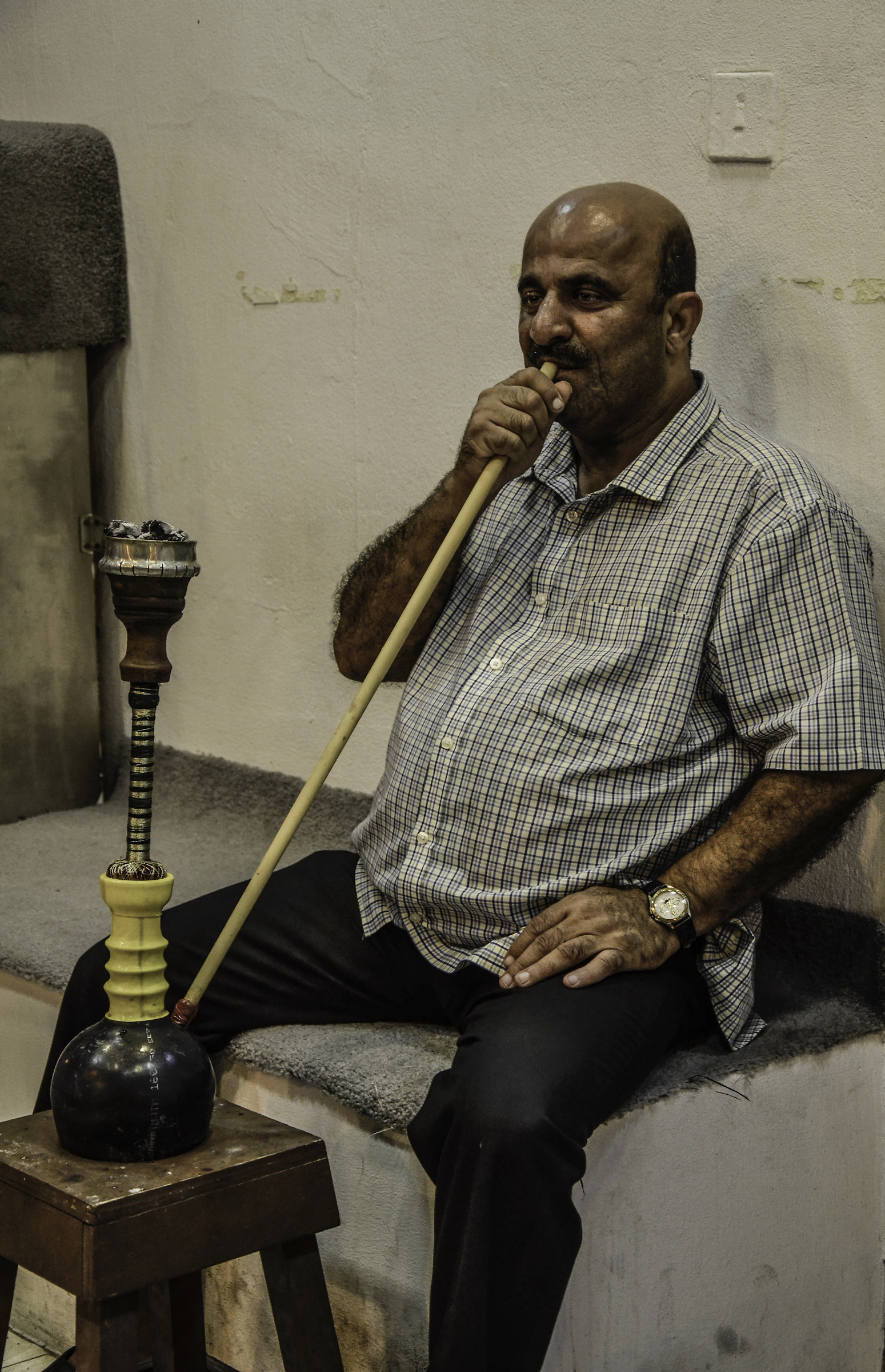 Smoker portrait