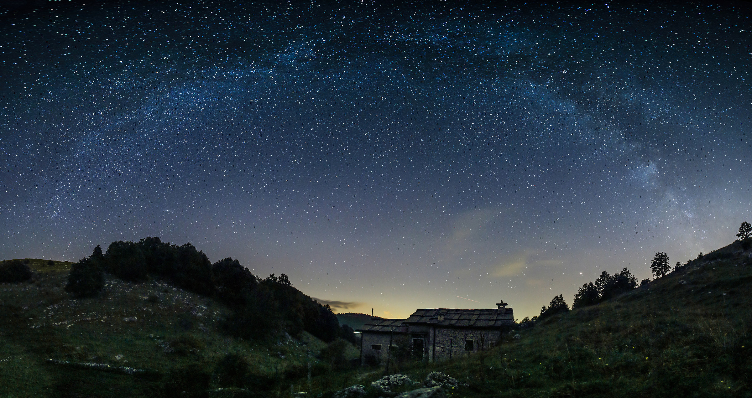 sotto un cielo di stelle........ malga belfior di sotto