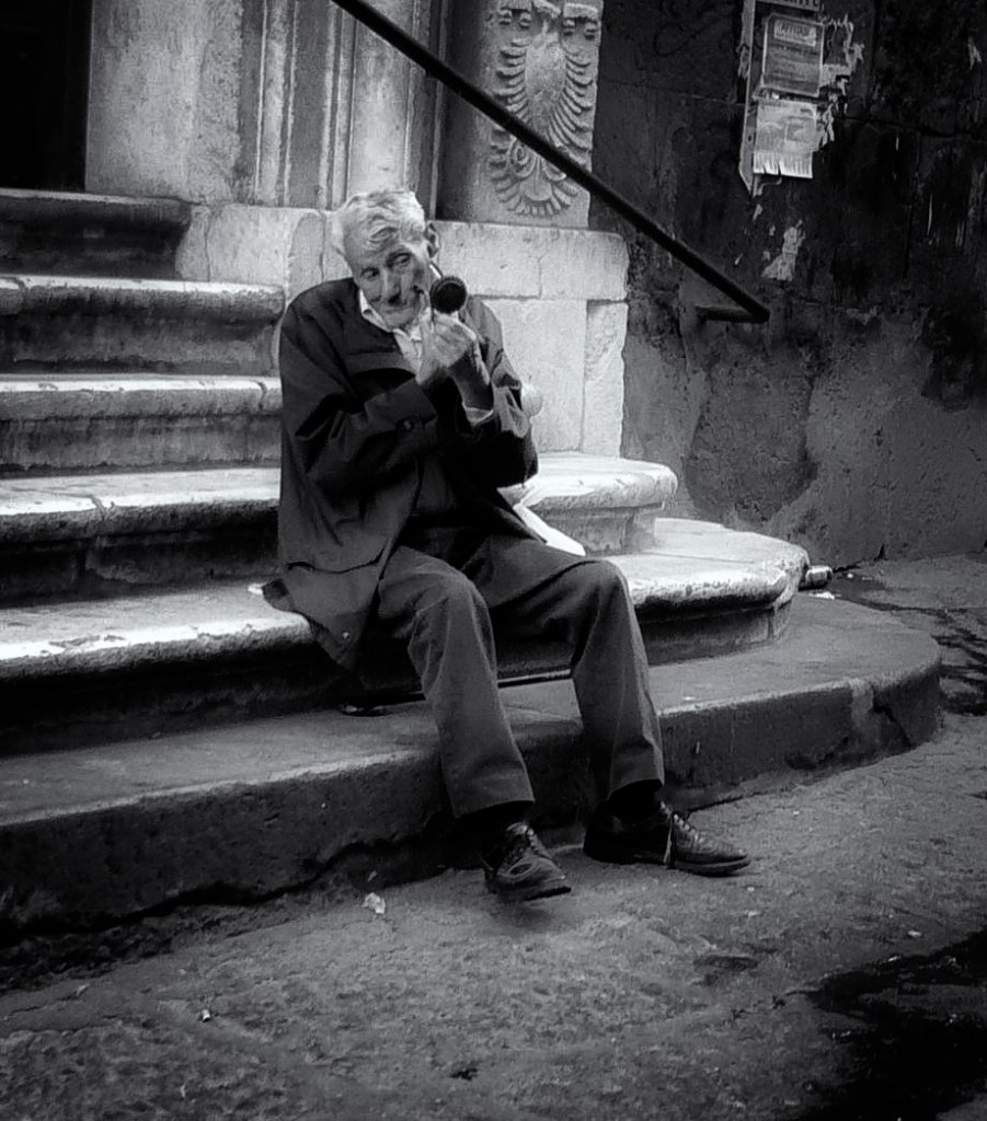 Street of the courts Naples