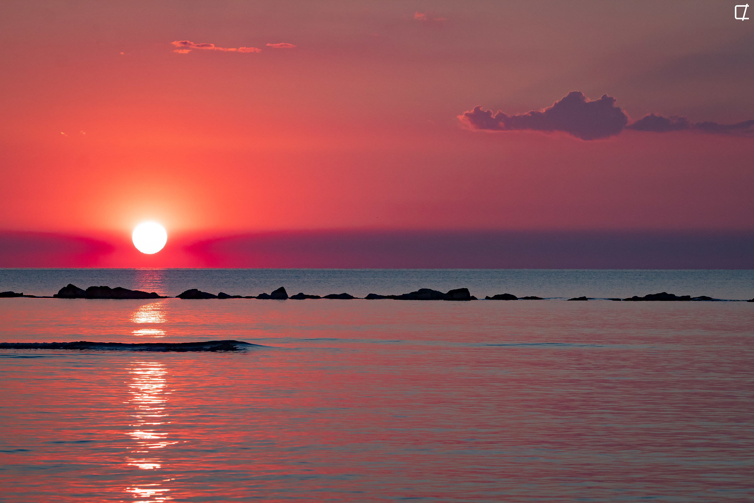 Tramonto a Martinsicuro