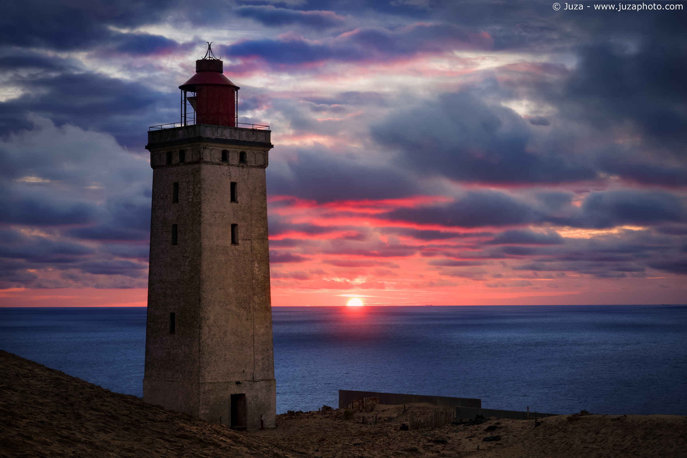 Sunset at the Lighthouse Rubjerg knude