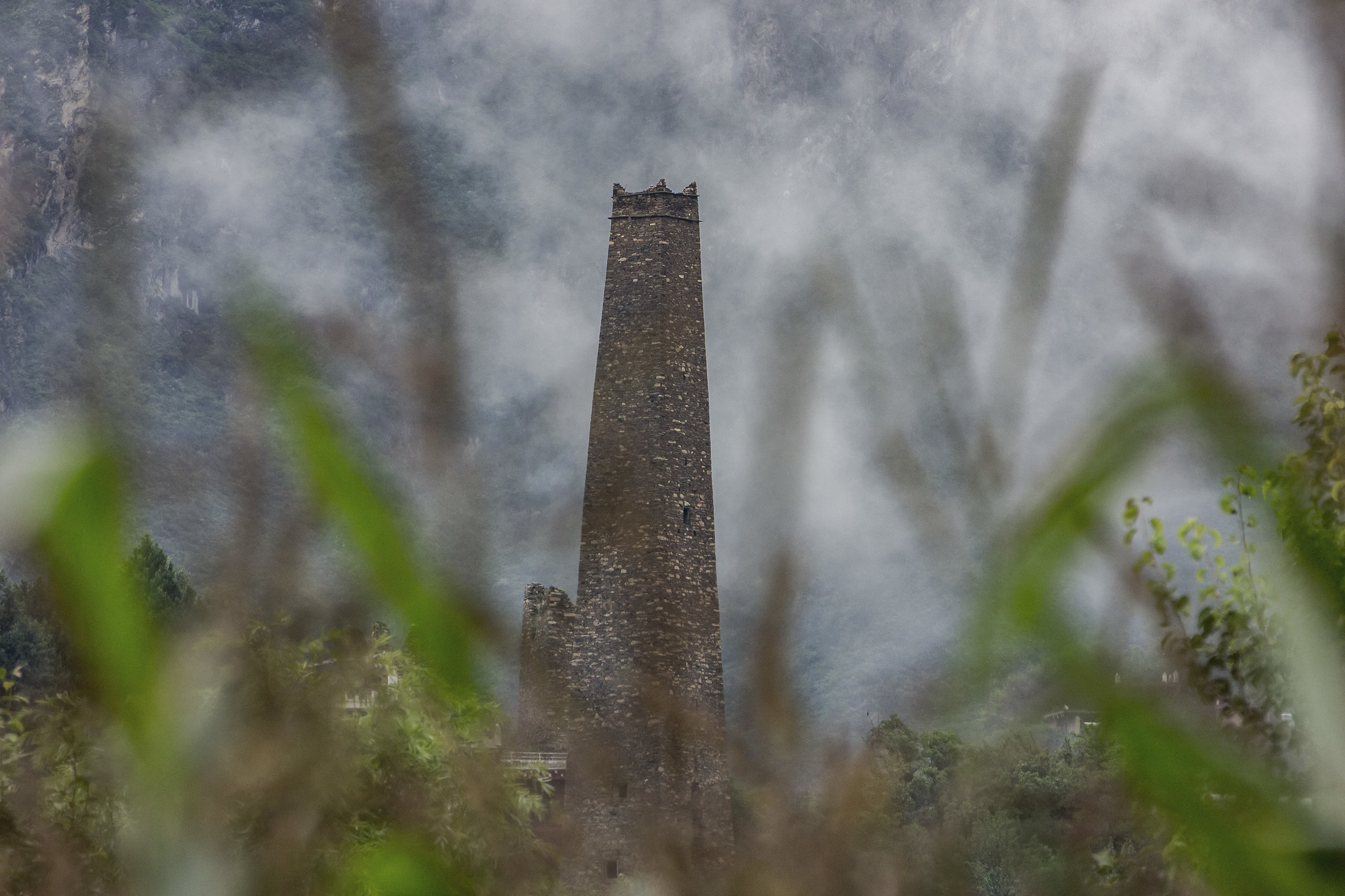 Sichuan: Kham.Popolazione Danba.Le torri.
