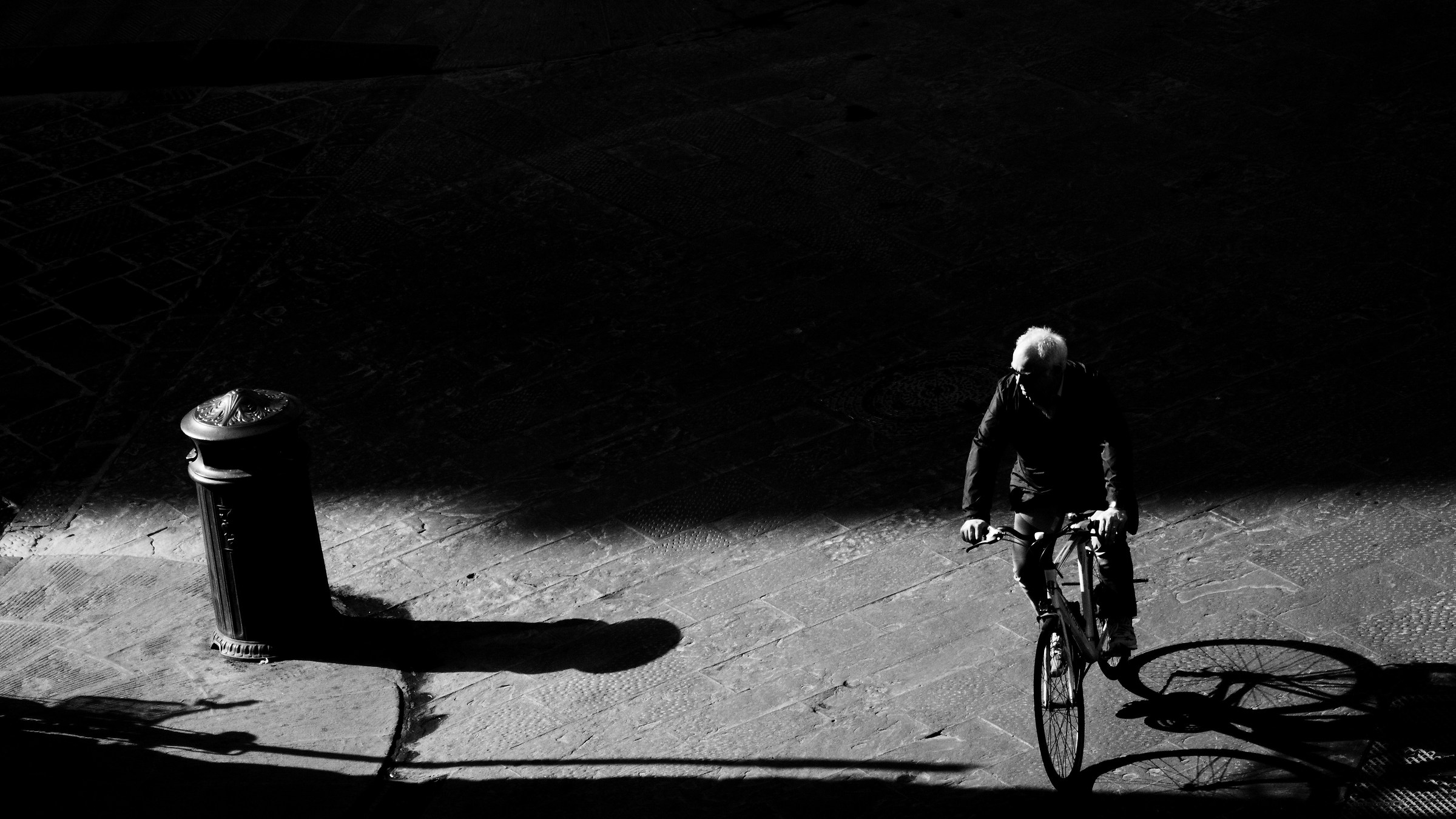 The solitude of the morning, two