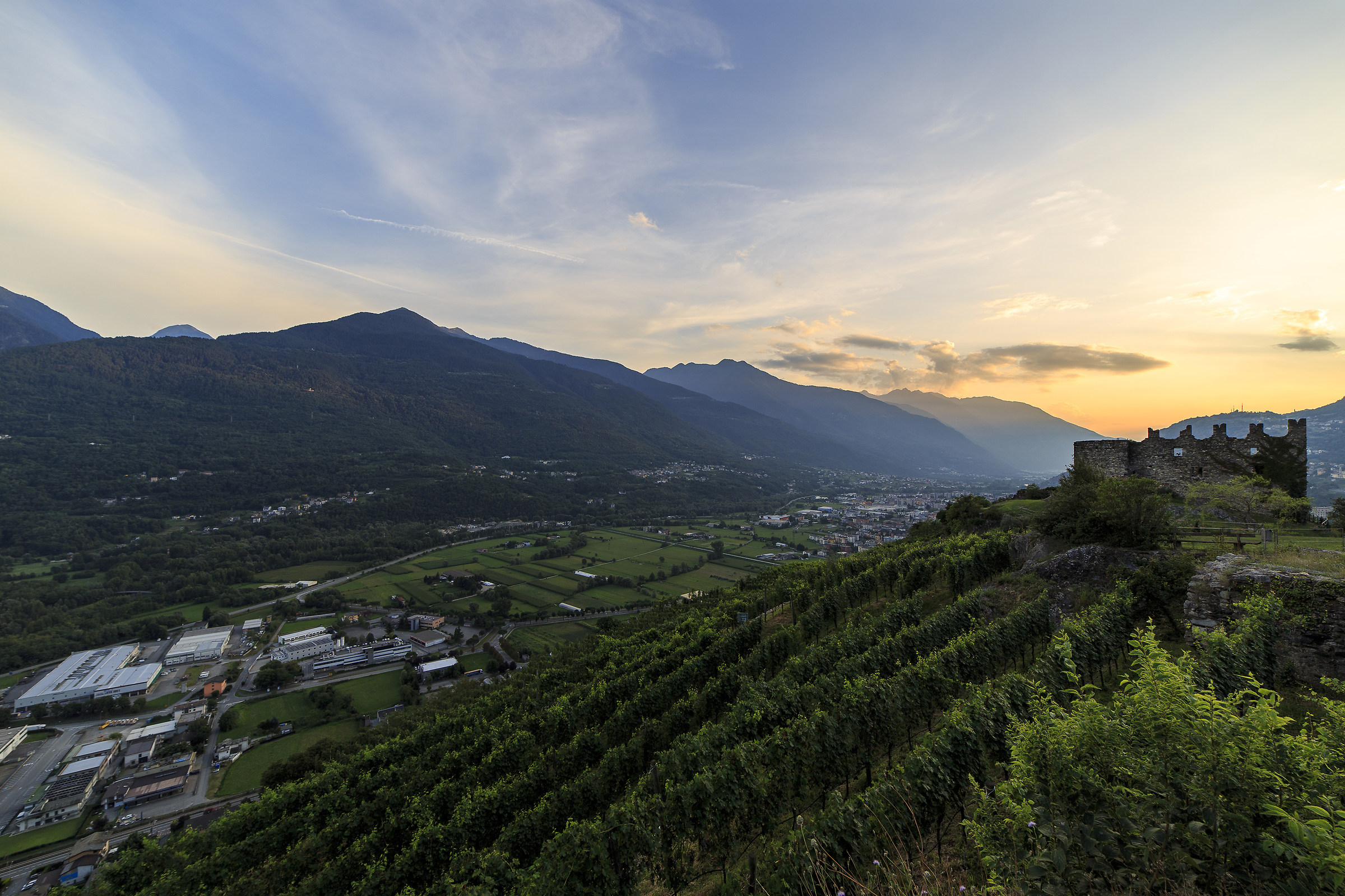 View of the Valtellina from poggilaughing