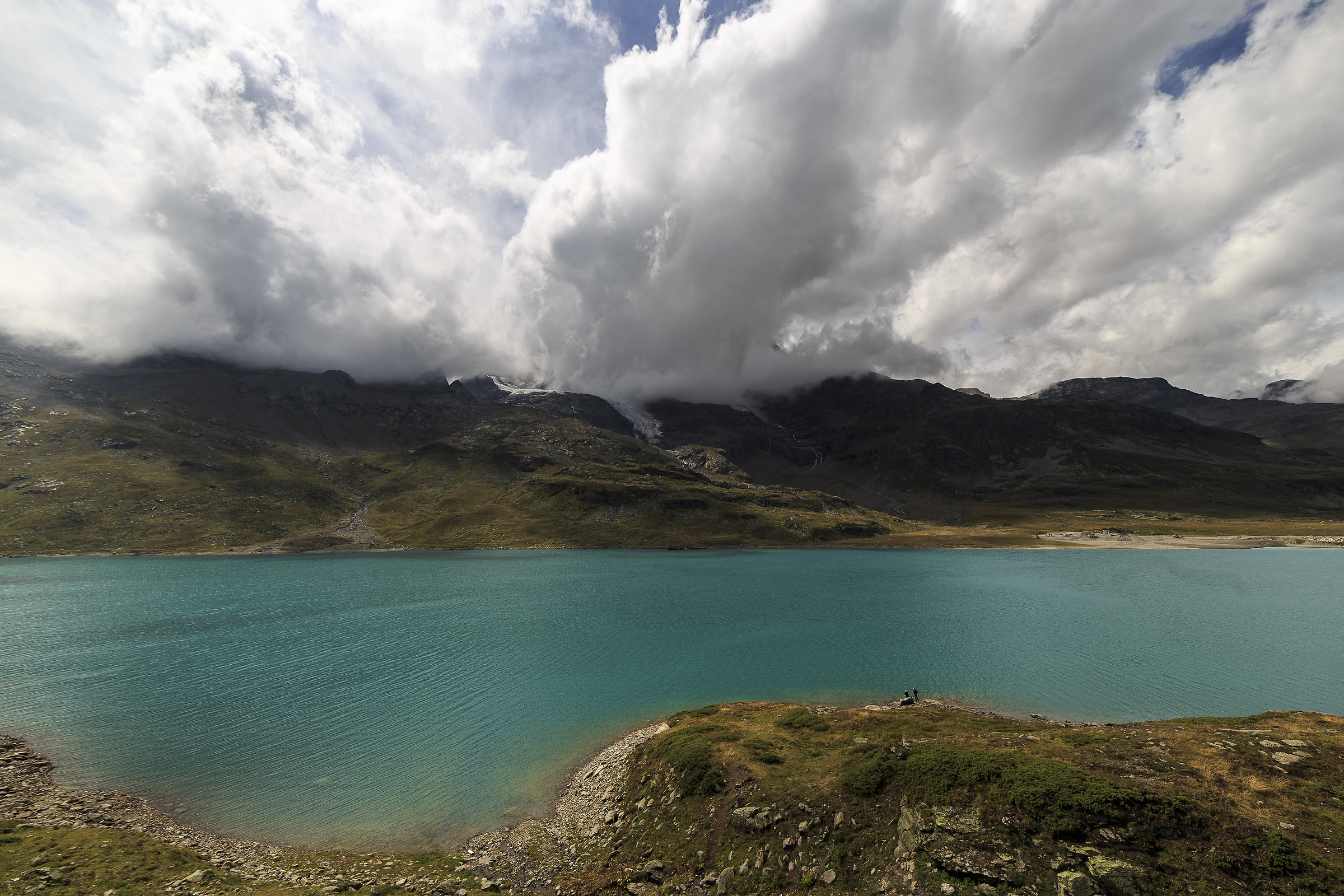 White Lake, Almshouse Bernina, Passo Bernina