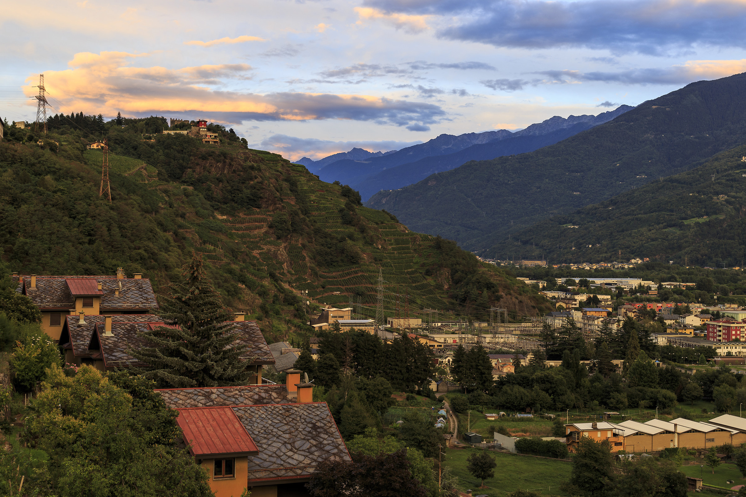 View of the Valtellina from poggilaughing