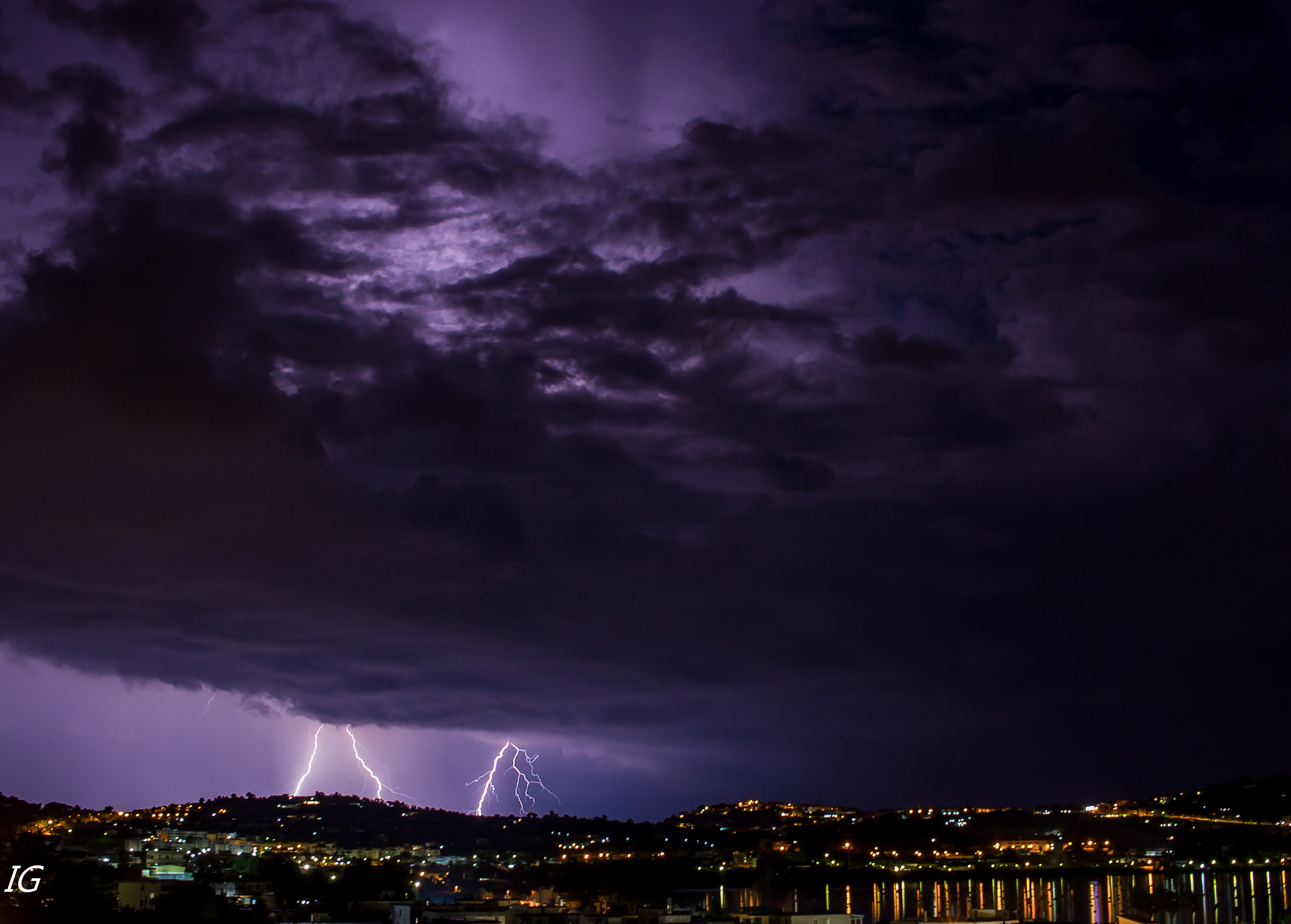 Three Lightning and a lake