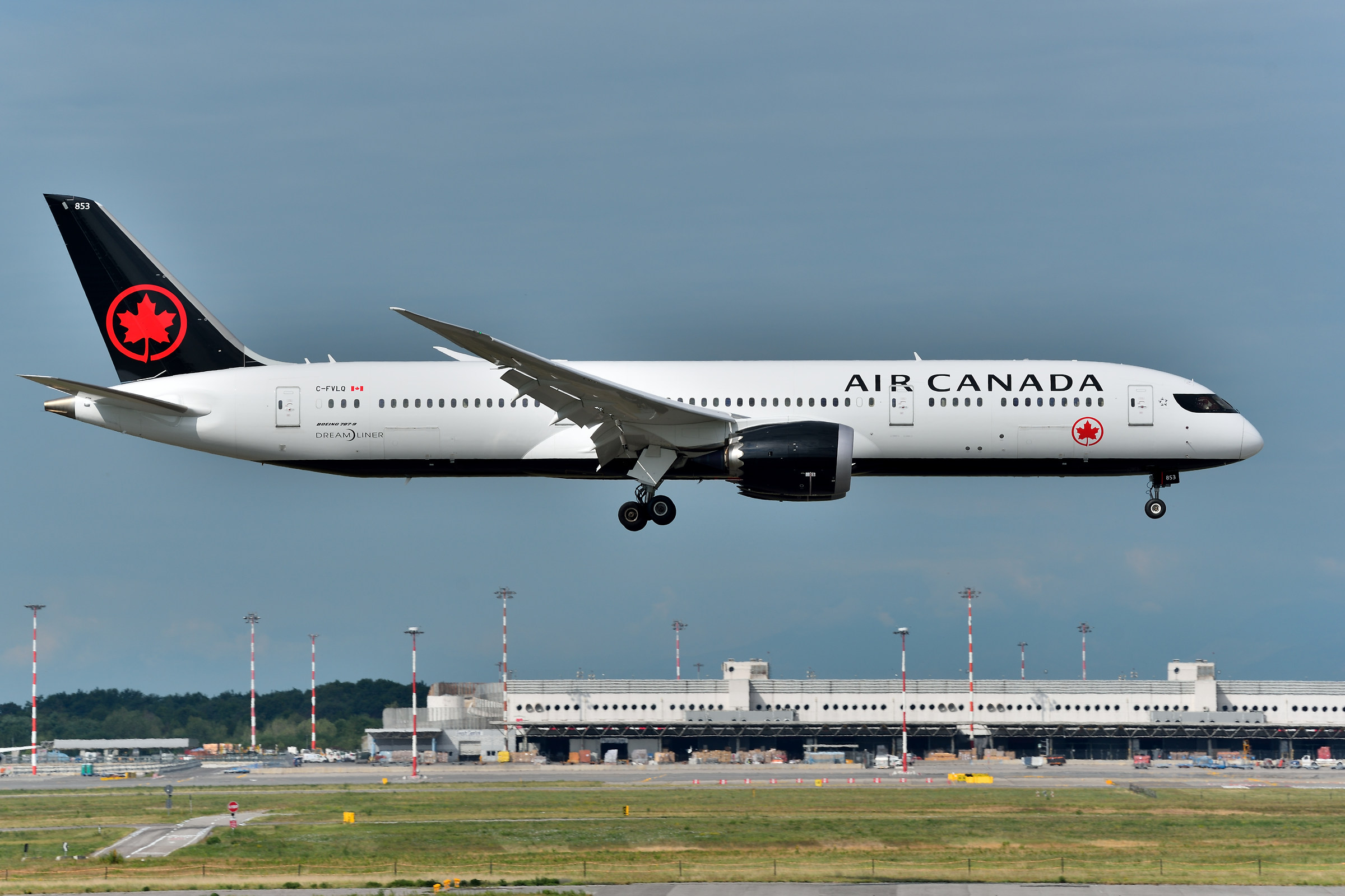 Boeing 787-9 Air Canada New Livery in finale su MXP