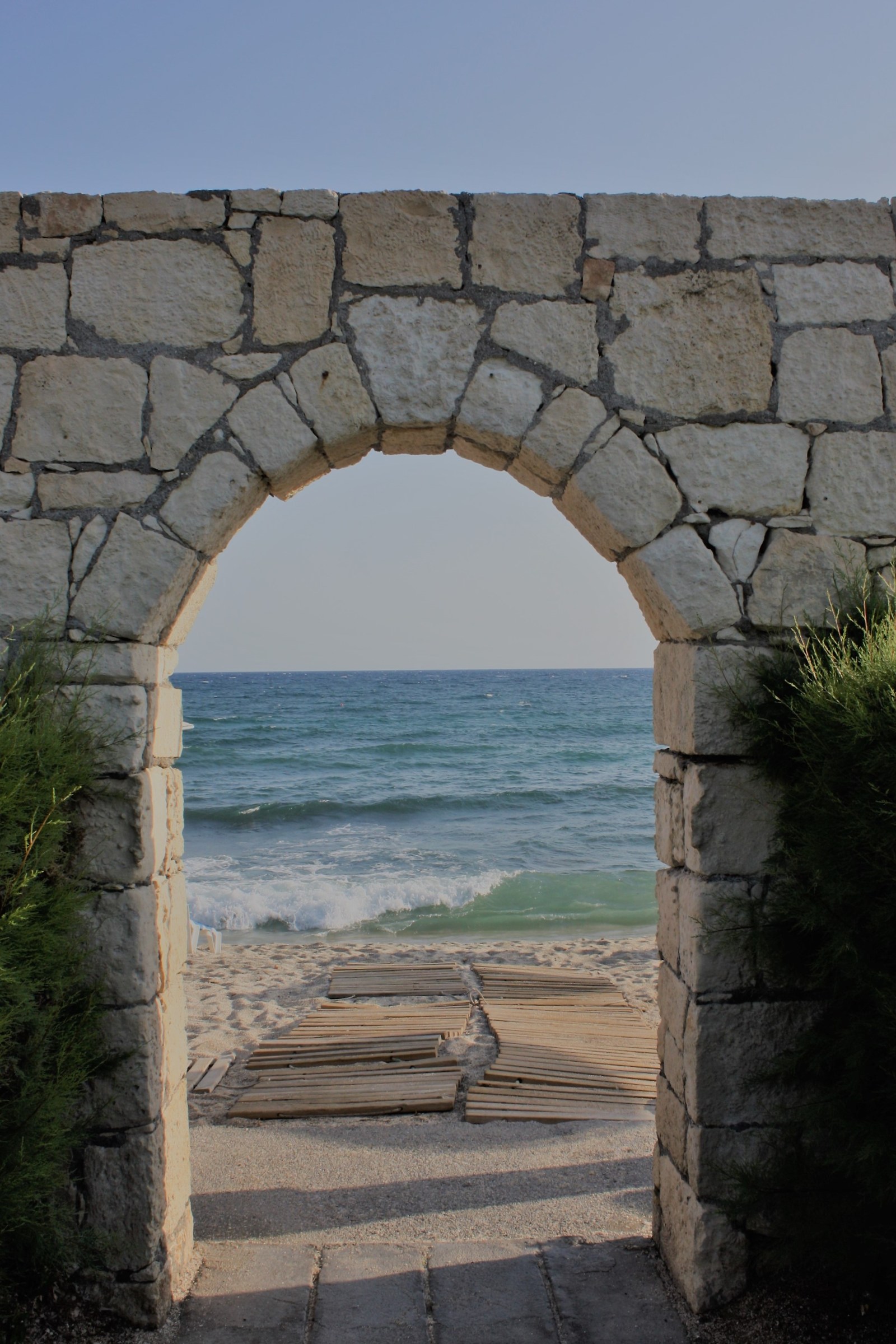 Glimpse of the Aegean Sea