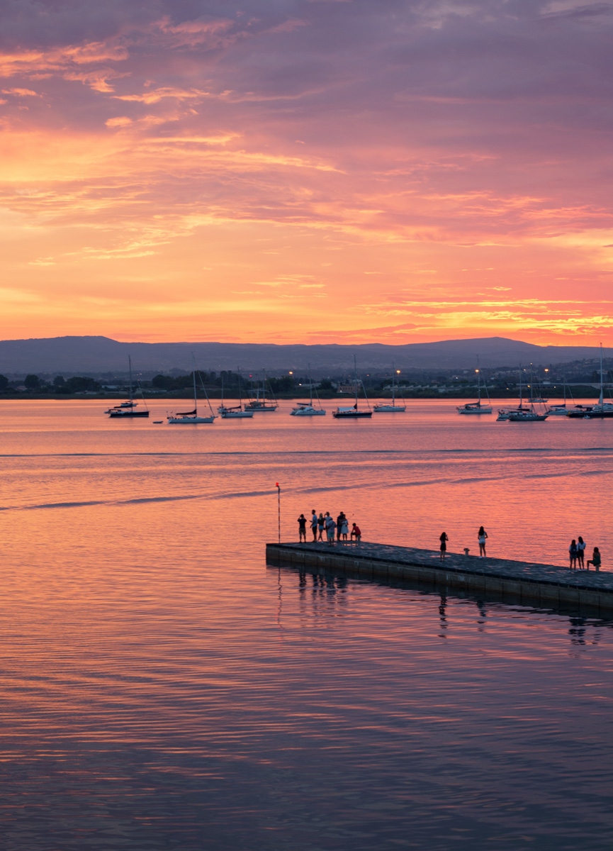 Tramonto a Siracusa