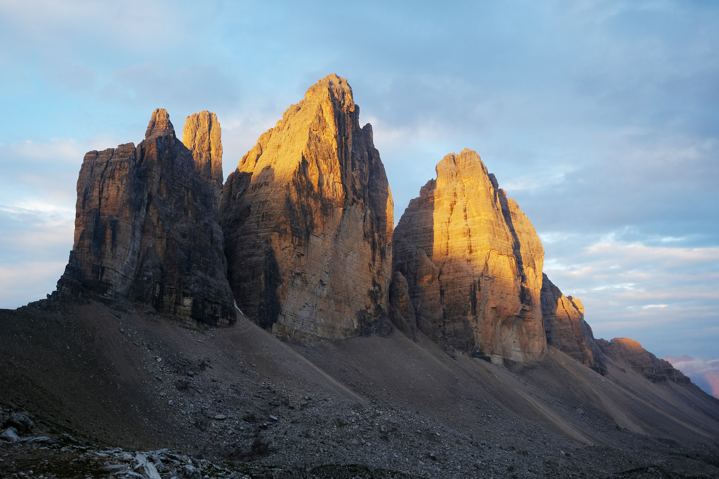 Alba sulle tre cime
