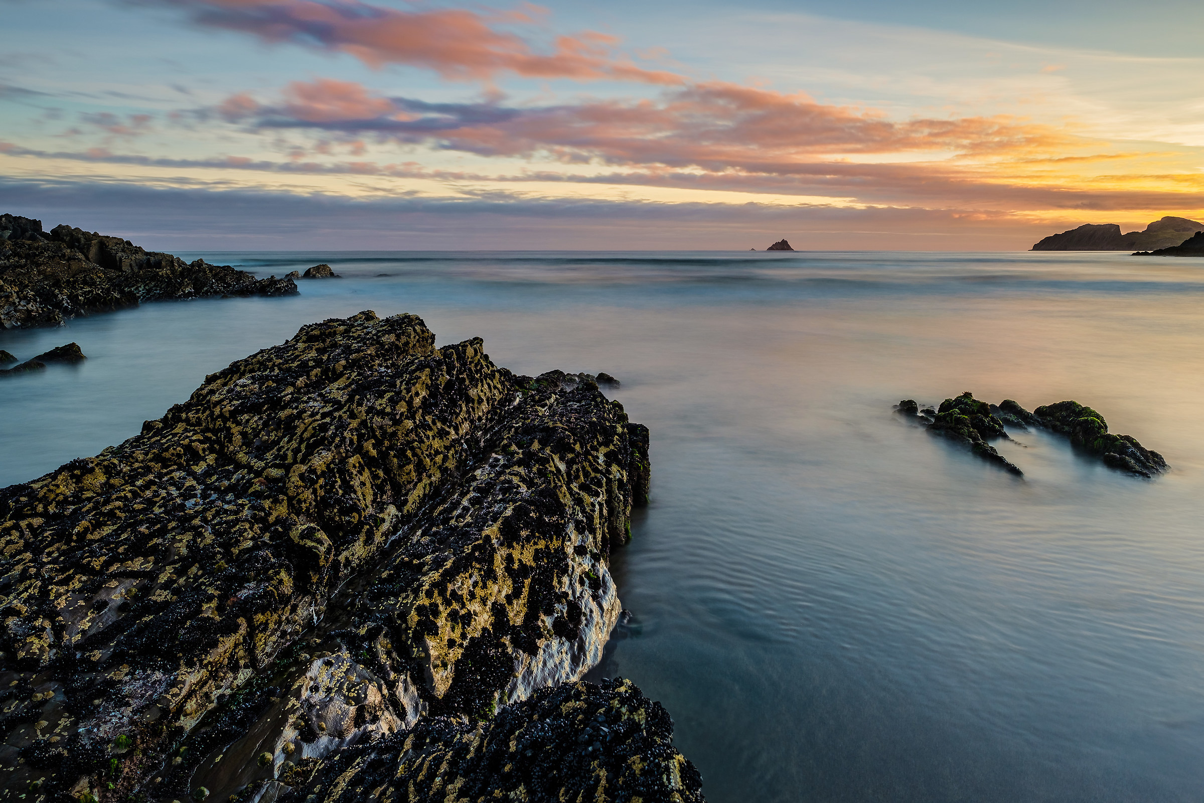 Michael Skellig in the distance