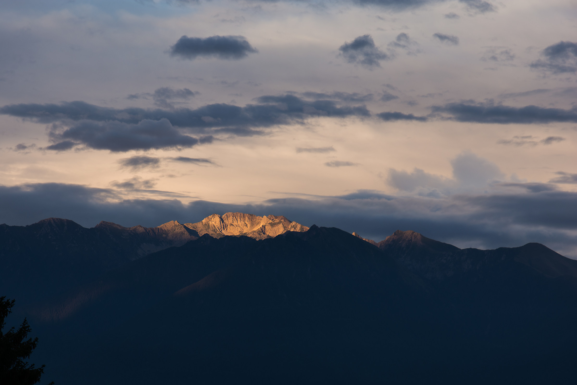Baciata dal sole della sera
