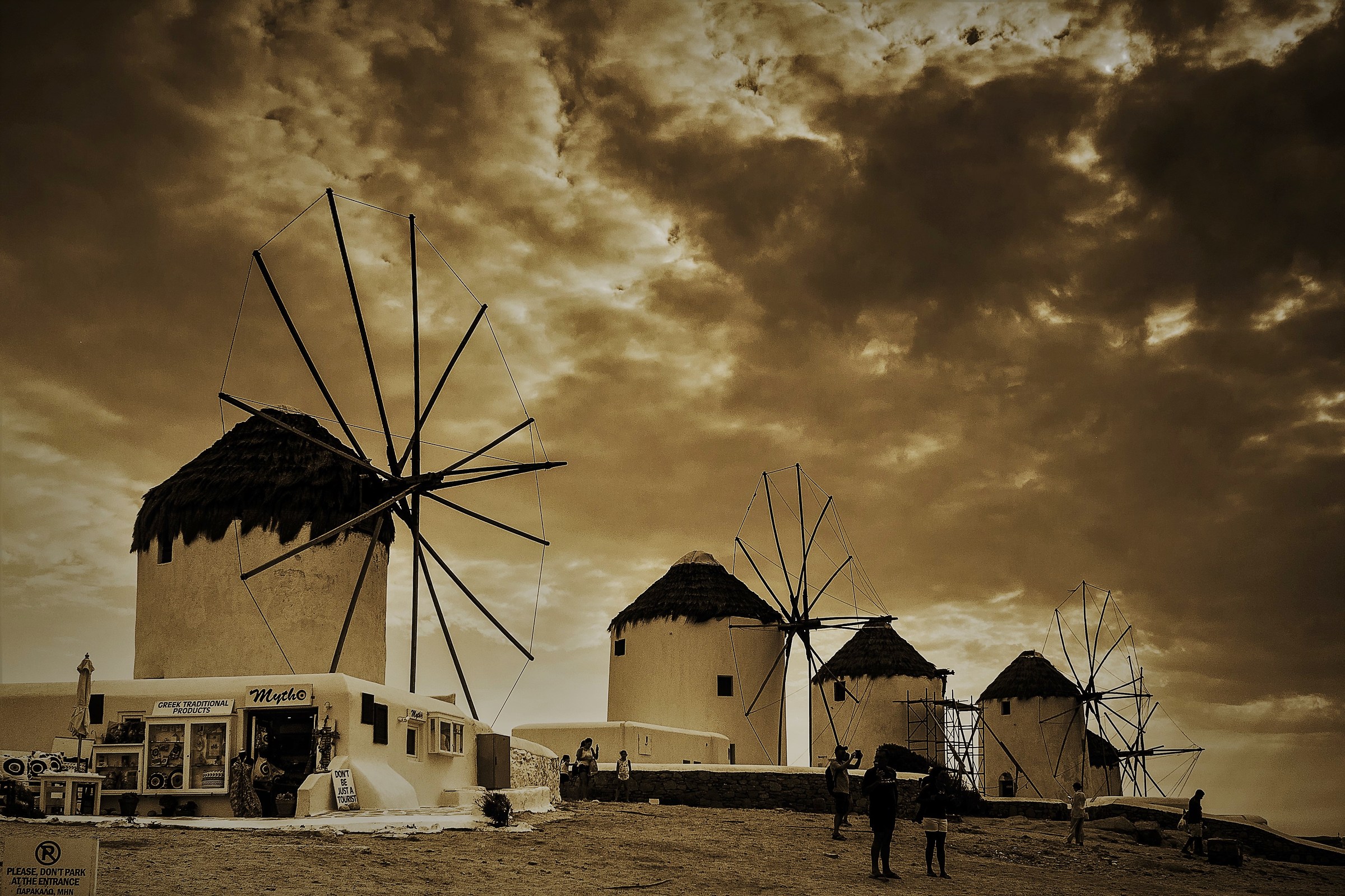 The mills of Mykonos