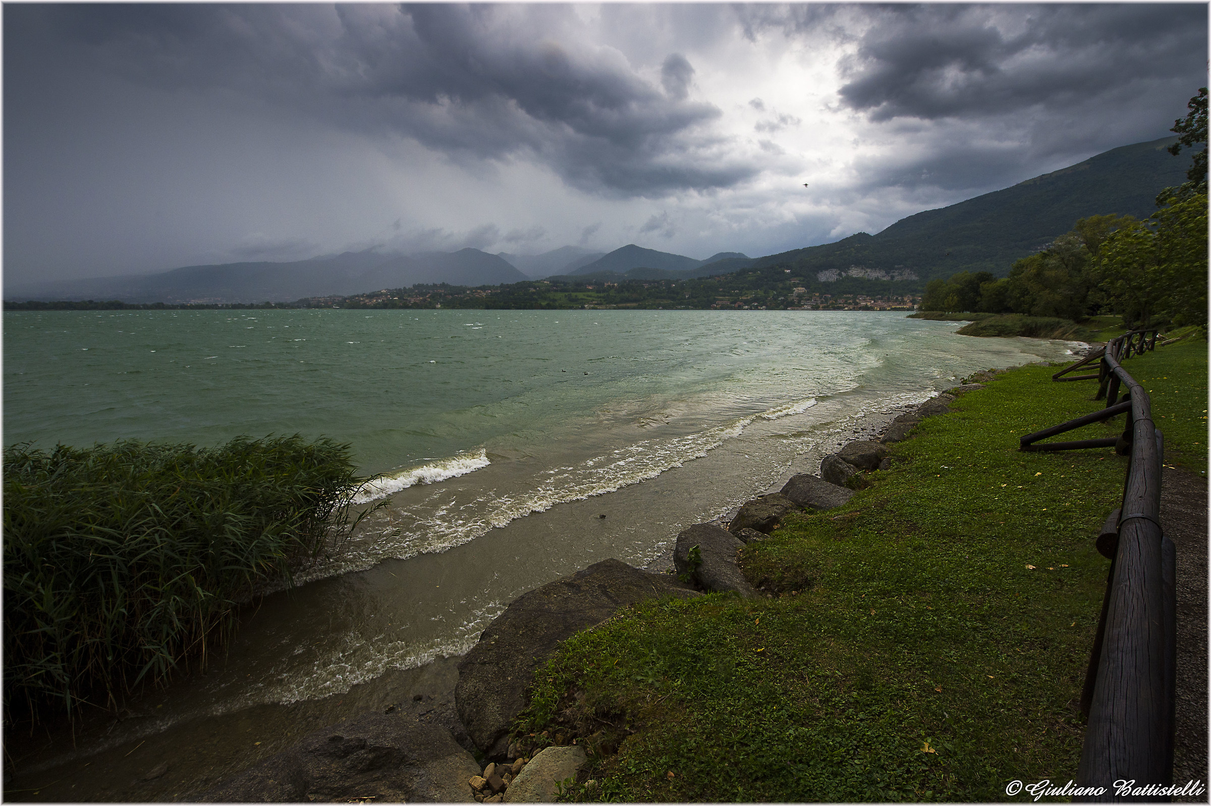 Storm on Pusian Lake