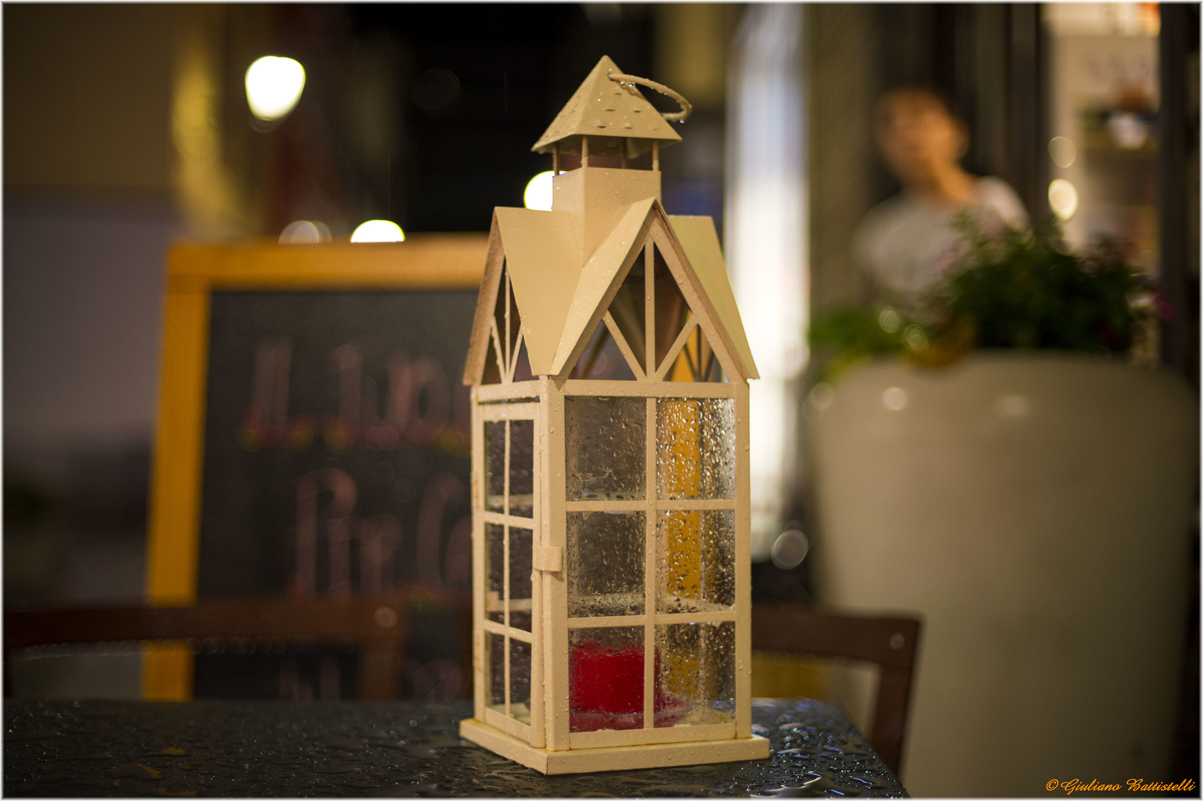 The little casts already off the wet night...